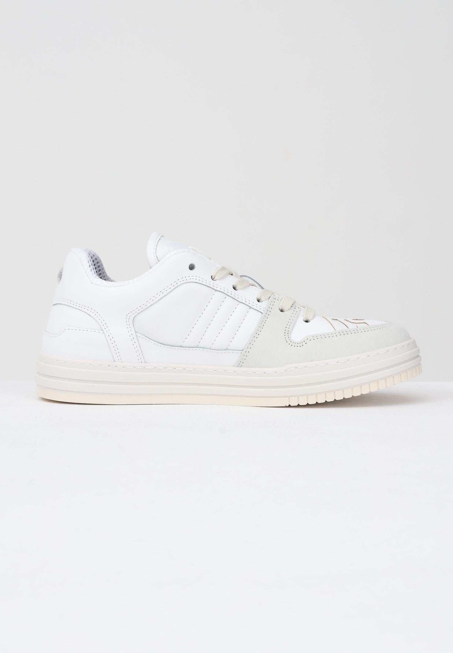 GCDS Sneakers bianche da uomo con logo GCU1008 318 GCDS