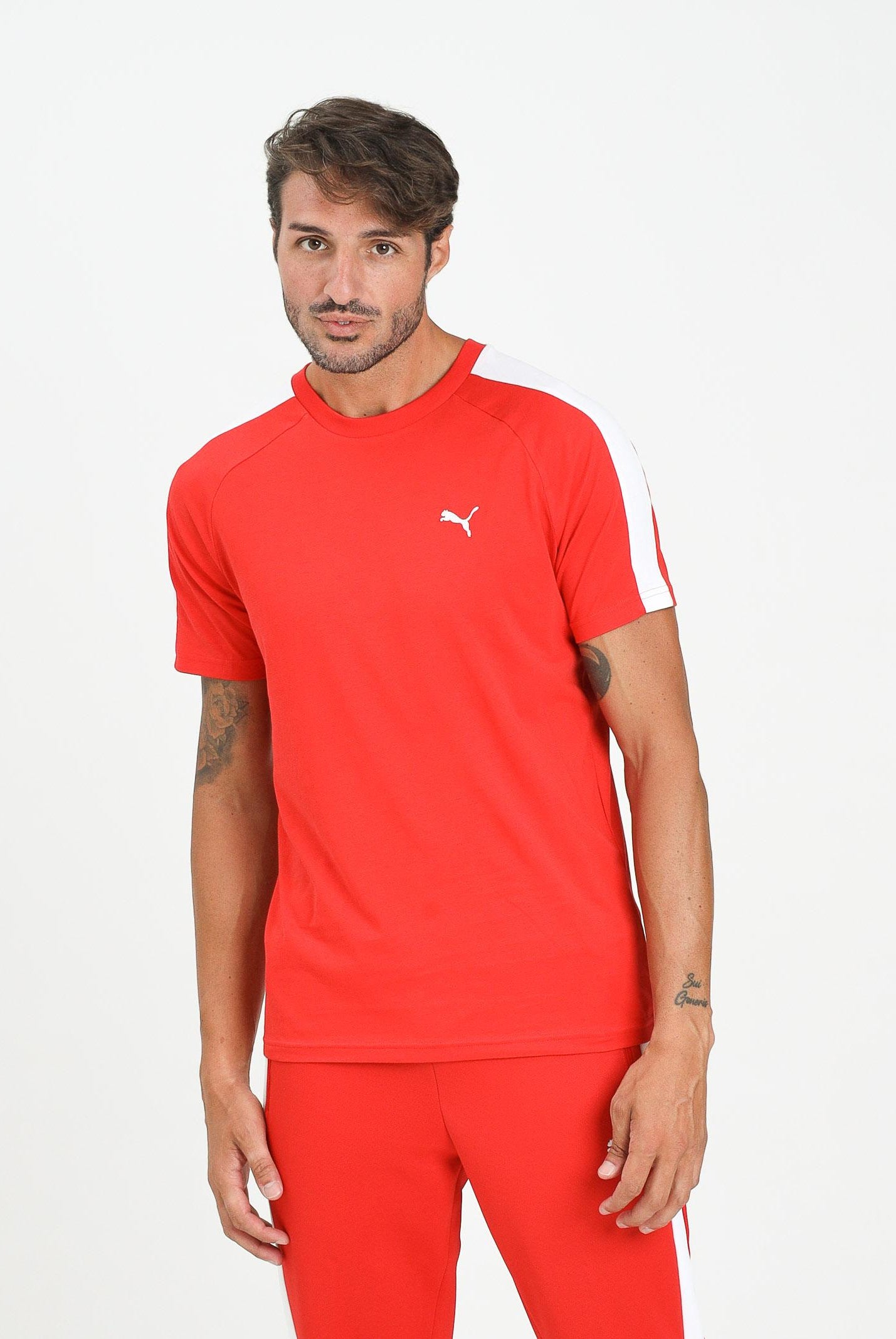 PUMA T-shirt a manica corta T7 rossa da uomo 629592 11 PUMA