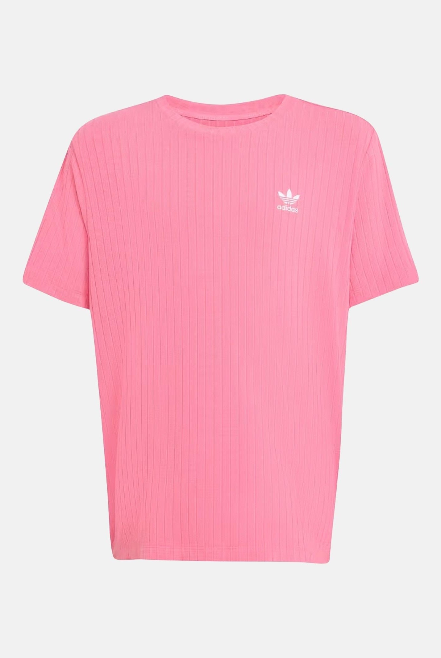 ADIDAS ORIGINALS T-shirt a manica corta Wide Rib rosa da bambina JX5180 . ADIDAS ORIGINALS