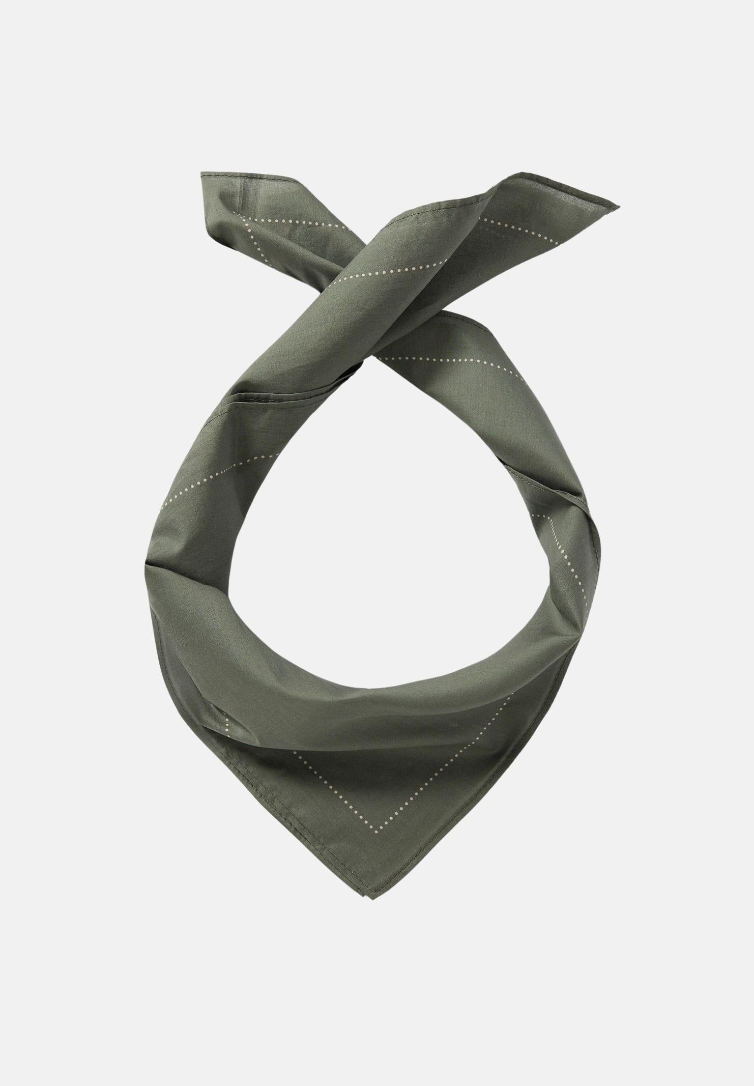 SELECTED HOMME Foulard verde militare da uomo 16098934 DELI SELECTED HOMME
