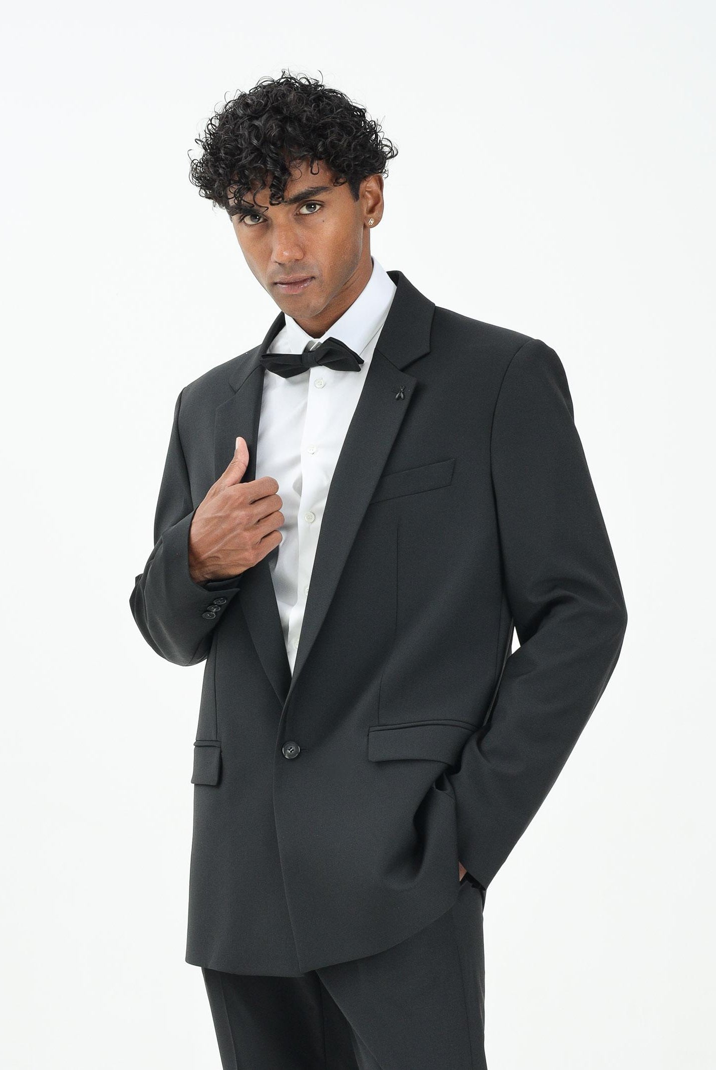 PATRIZIA PEPE Giacca (IM)PERFECTION monopetto nera da uomo 5S754RA1WK K102 PATRIZIA PEPE