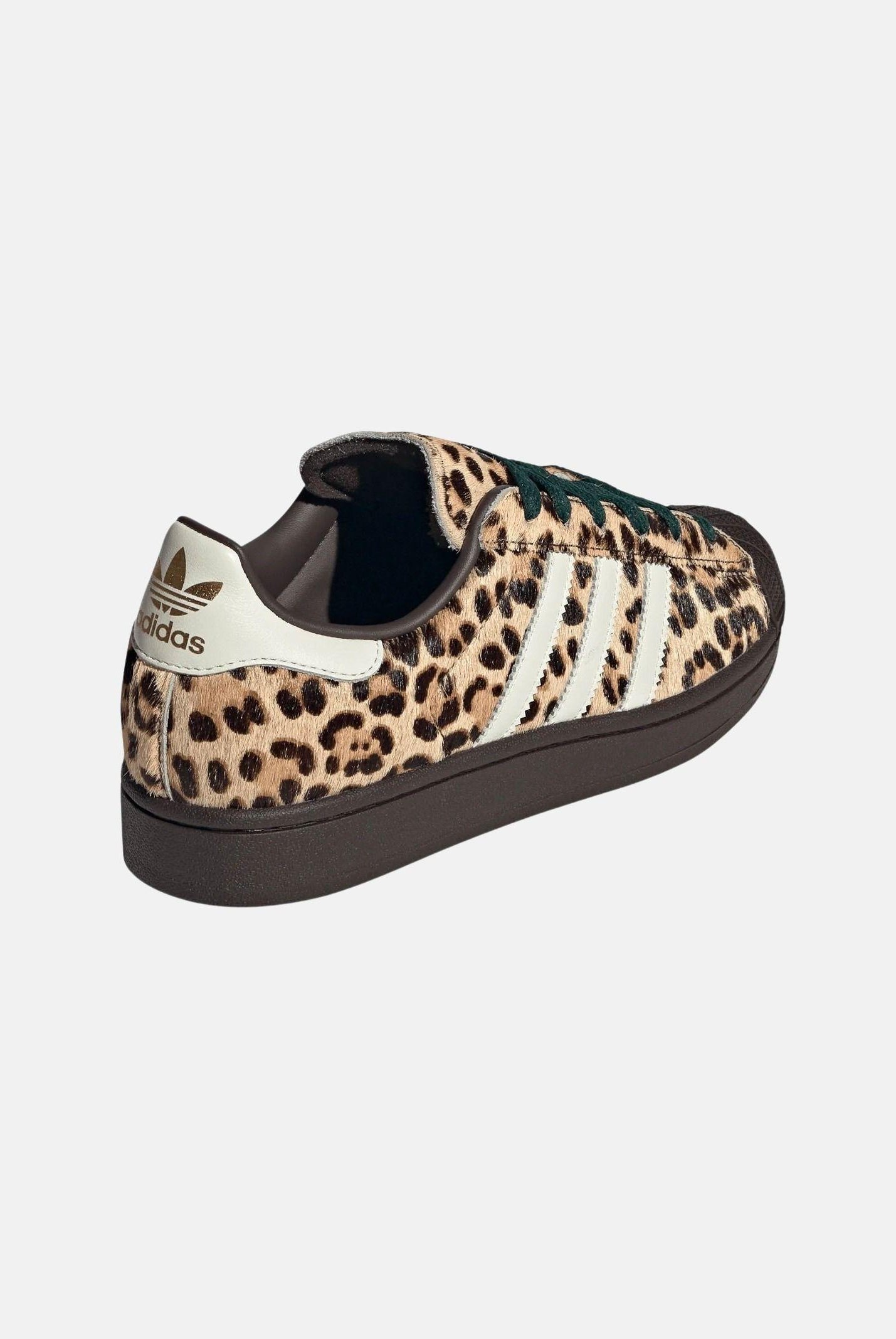 ADIDAS ORIGINALS Sneakers SUPERSTAR II leopardate e marroni per uomo e donna KI4203 . ADIDAS ORIGINALS