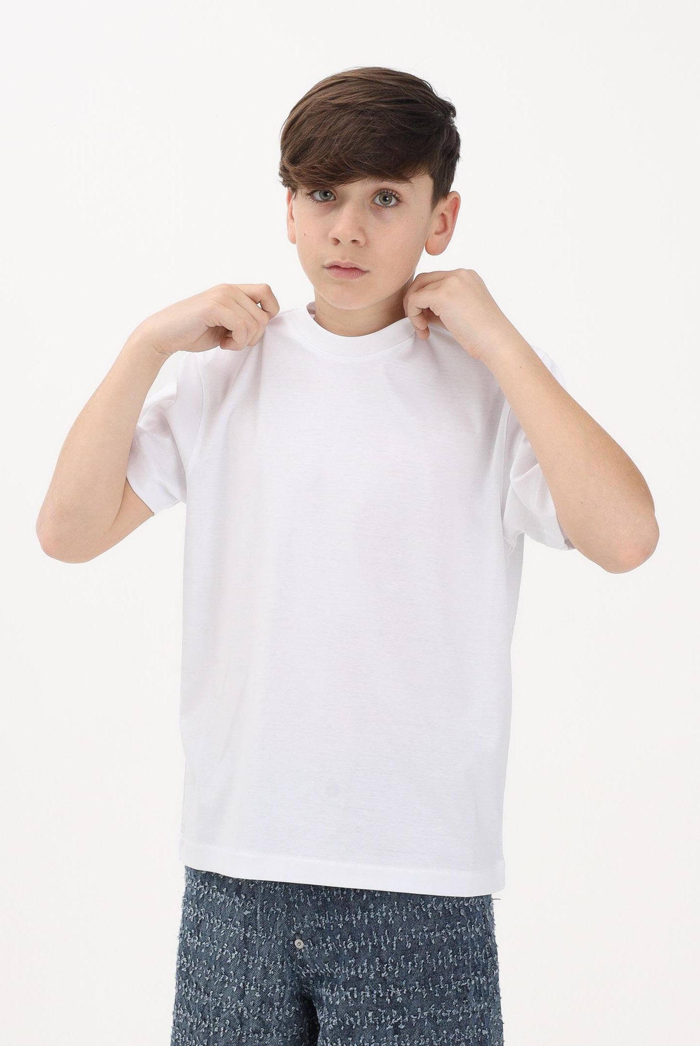 I'M BRIAN T-shirt a manica corta bianca da bambino TS3742J 002 I'M BRIAN