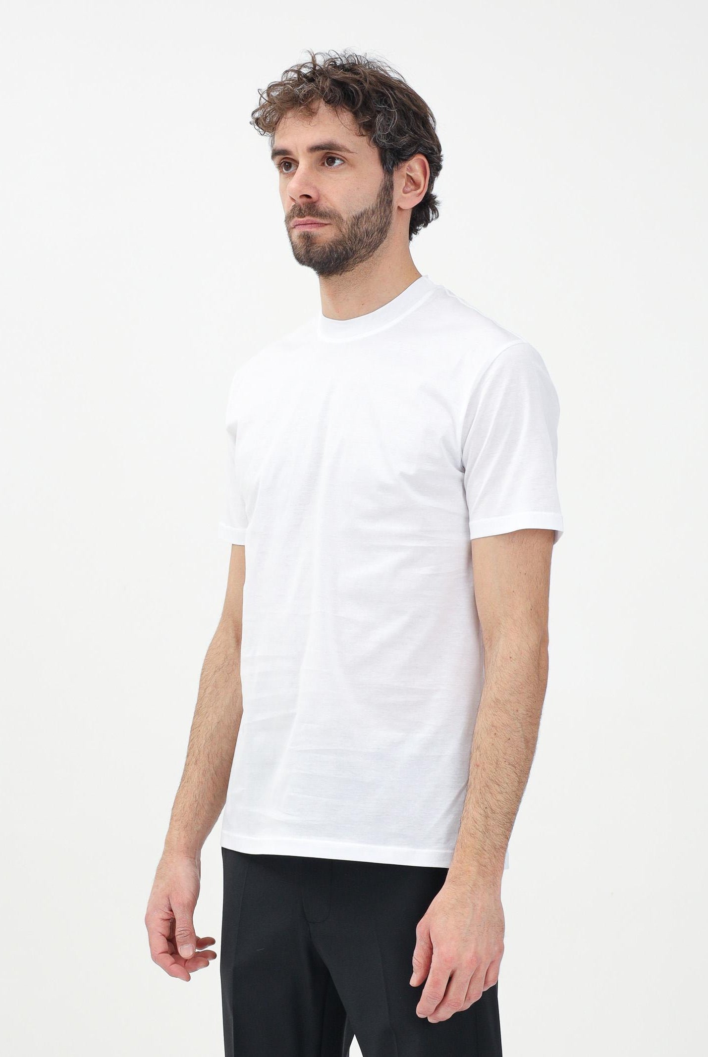 I'M BRIAN T-shirt a manica corta bianca da uomo TS3327 002 I'M BRIAN