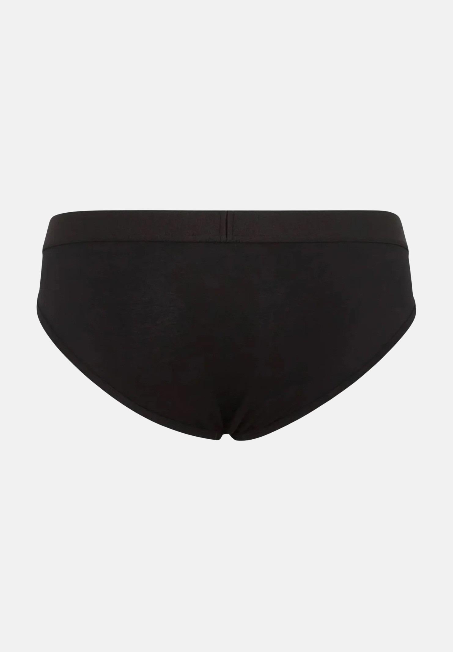 DSQUARED2 Slip (2pz) neri da uomo con fascia elastica logata DCX200070 001 DSQUARED2