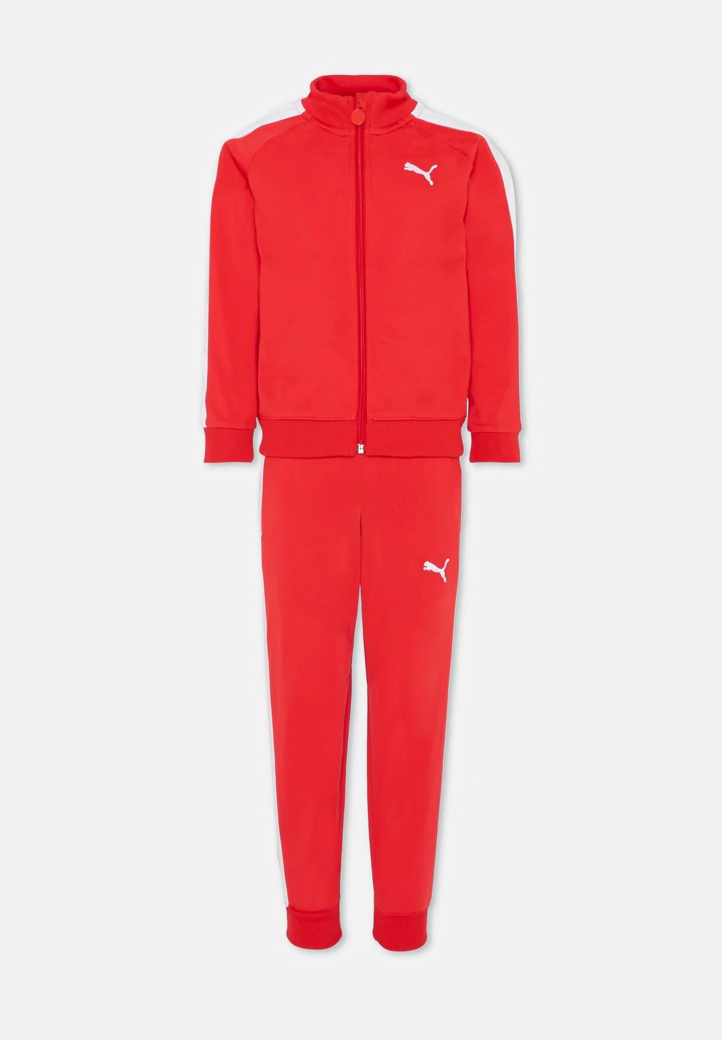 PUMA Tuta T7 ALWAYS ON rossa per bambino e bambina 633777 11 PUMA