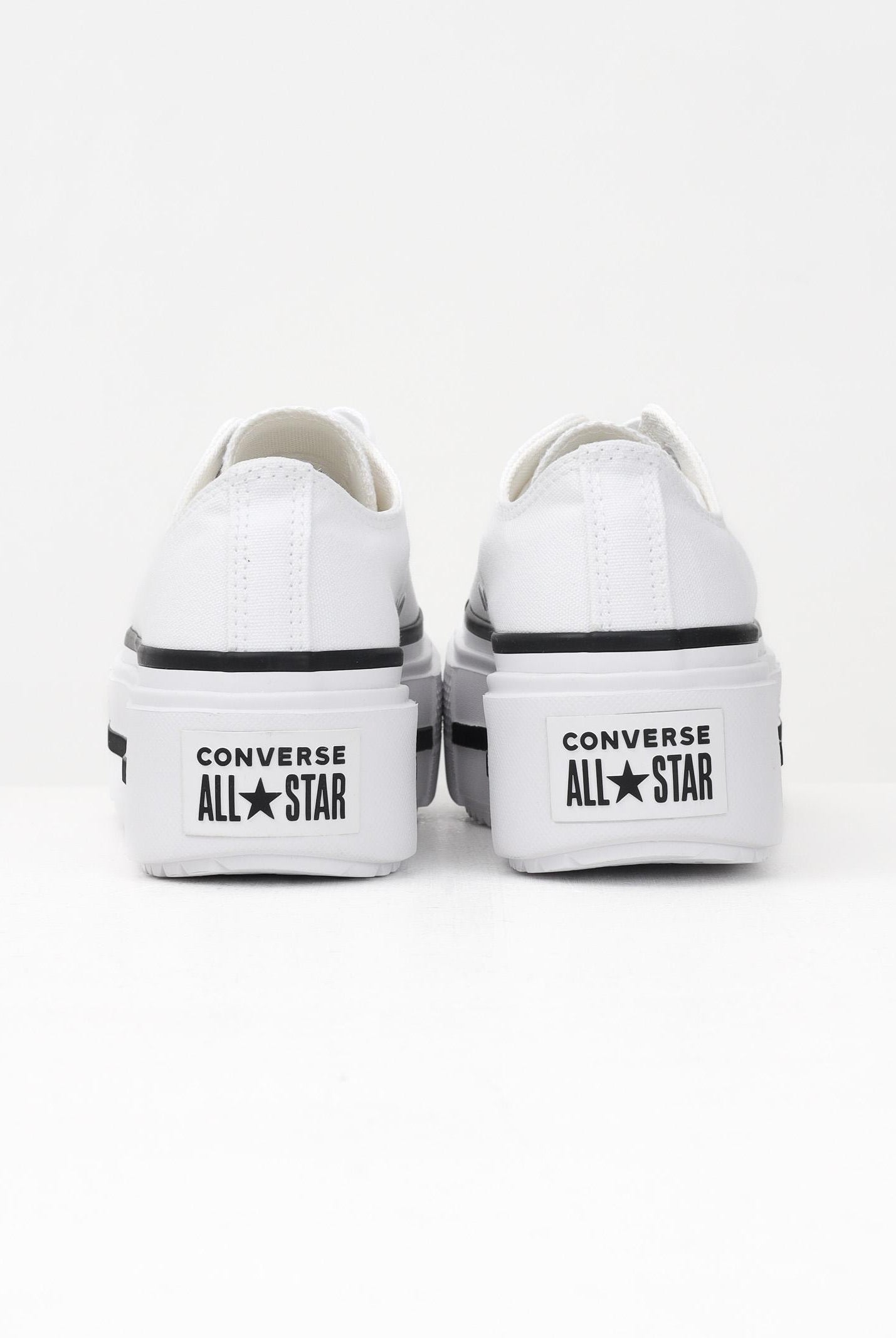 CONVERSE Sneakers Chuck Taylor All Star Lift Double Stack Platform bianche da donna A15491C . CONVERSE