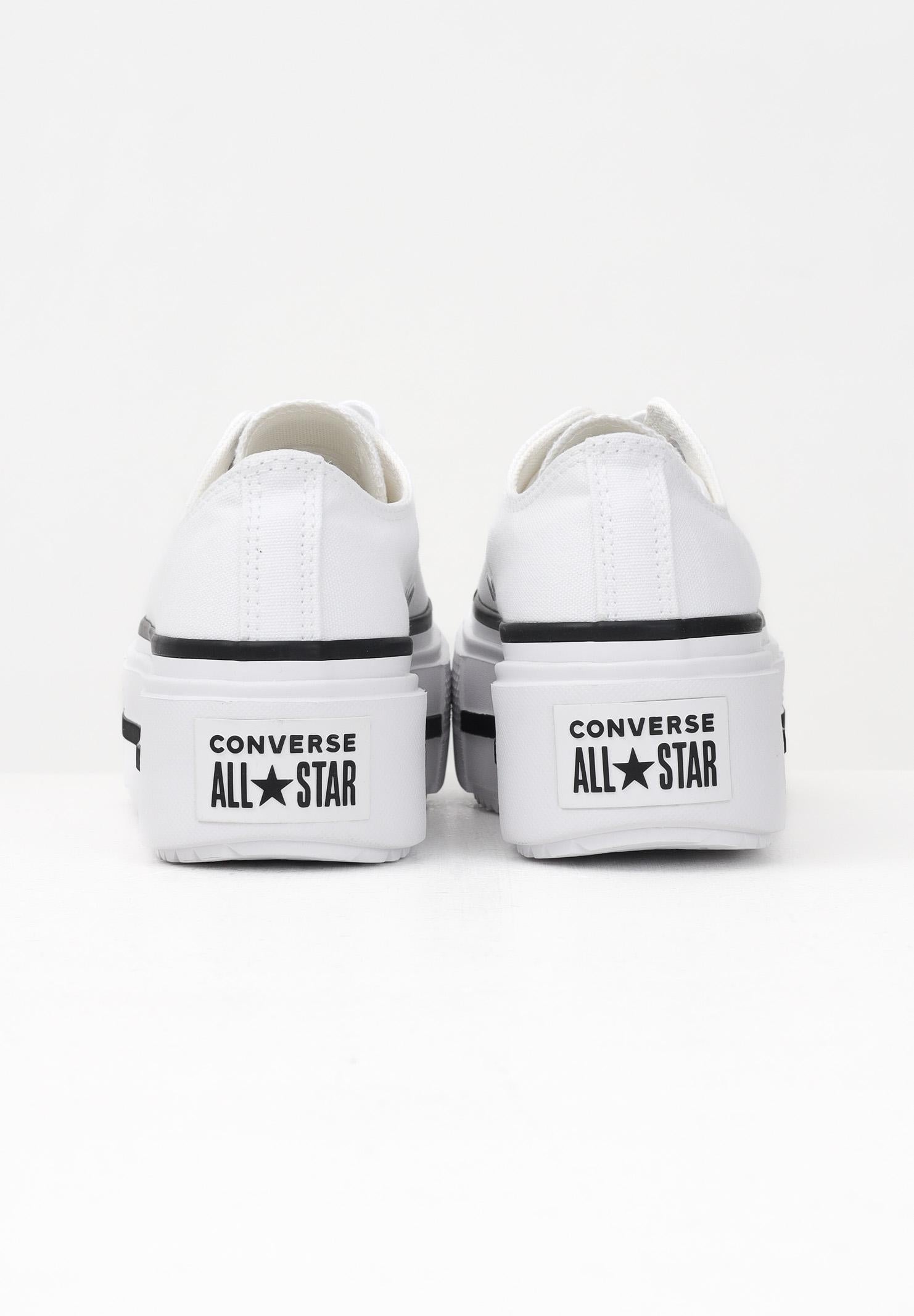 CONVERSE Sneakers Chuck Taylor All Star Lift Double Stack Platform bianche da donna A15491C . CONVERSE