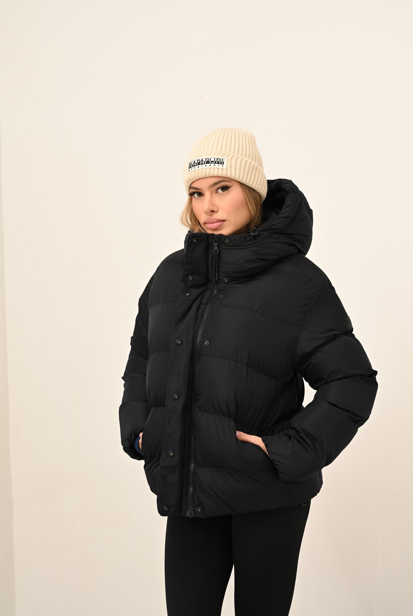 NAPAPIJRI Piumino Glane nero da donna NP0A88Z44001 . NAPAPIJRI