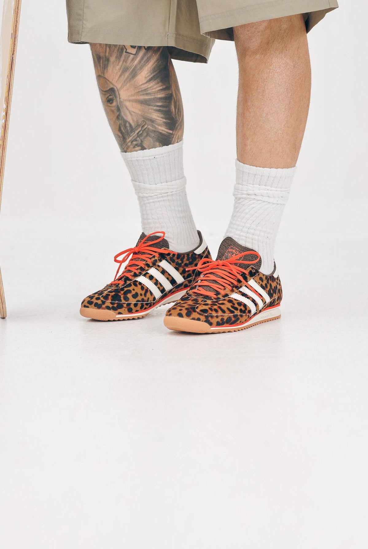ADIDAS ORIGINALS Sneakers SL 72 animalier per uomo e donna JI0189 . ADIDAS ORIGINALS