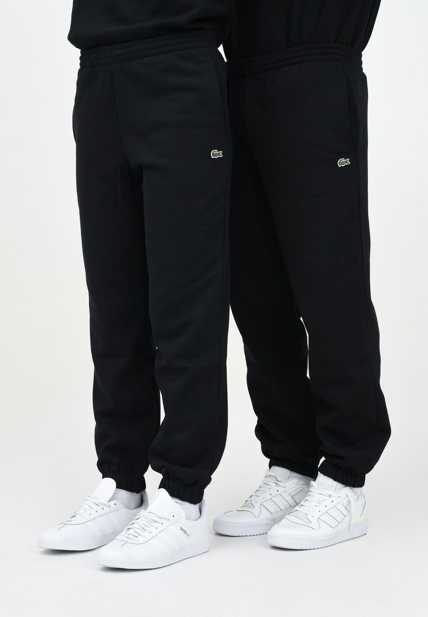 LACOSTE Pantalone sportivo nero per uomo e donna XH9610 031 LACOSTE