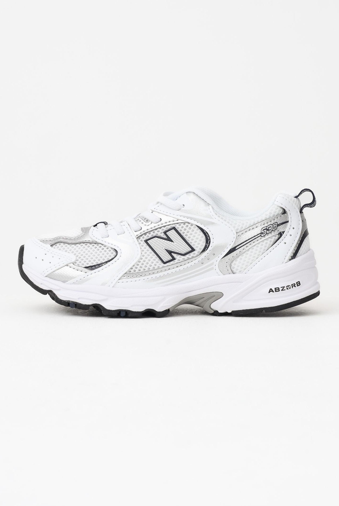 NEW BALANCE Sneakers 530 Bungee bianche per bambino e bambina PZ530SB1 . NEW BALANCE