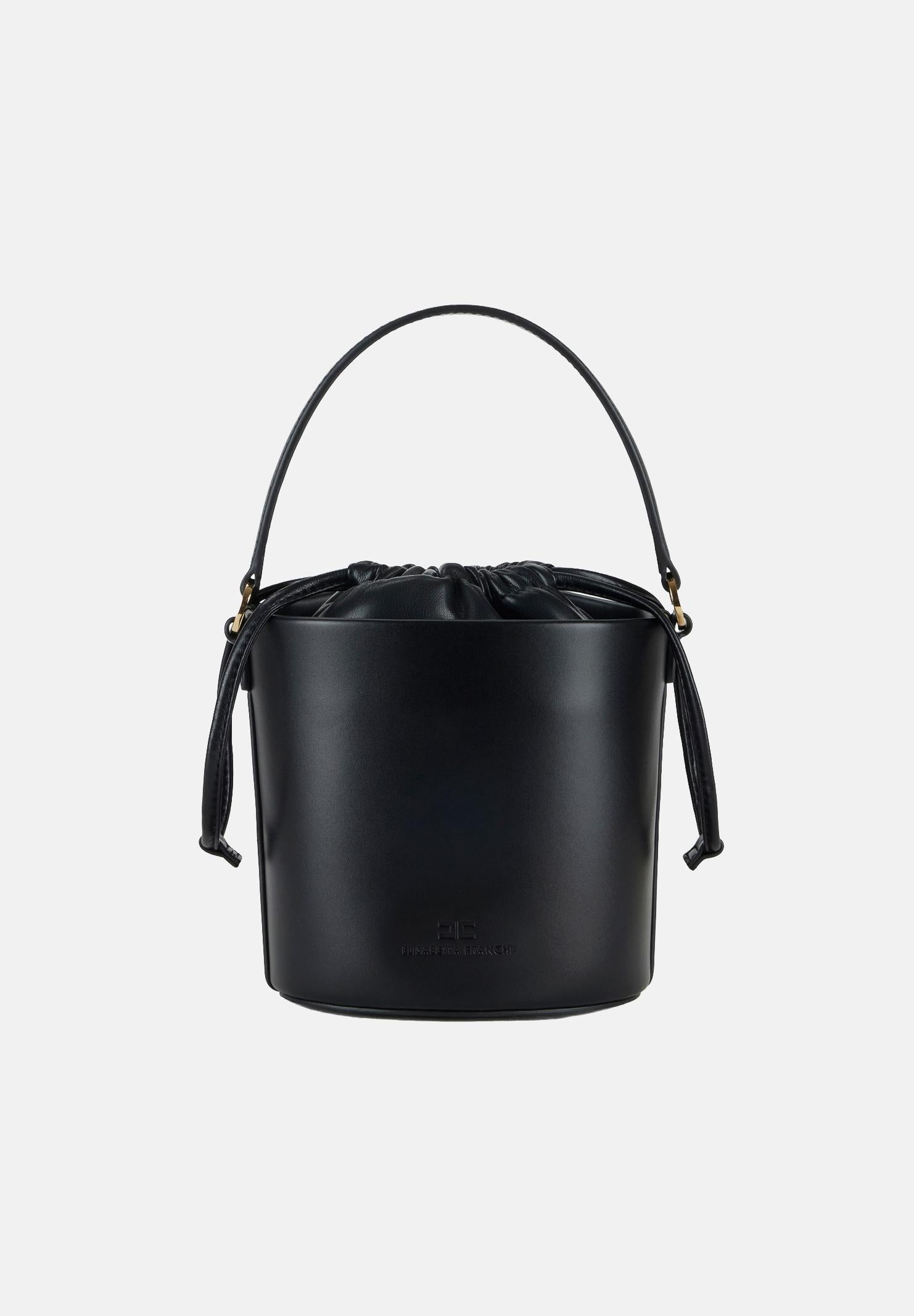 ELISABETTA FRANCHI Borsa a secchiello nera da donna BS92A61E2 110 ELISABETTA FRANCHI