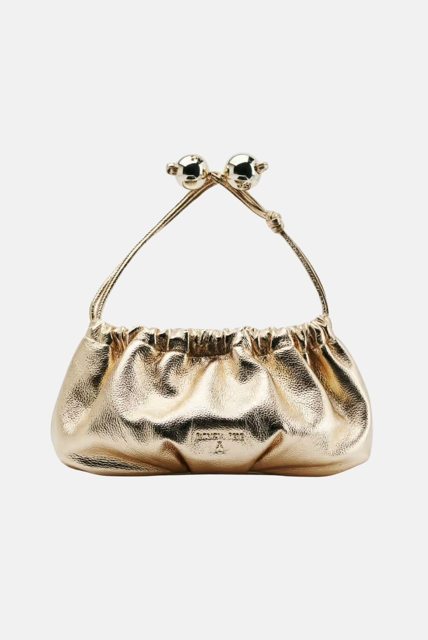 PATRIZIA PEPE Pochette Bubble oro da donna 2B0161L031 Y442 PATRIZIA PEPE