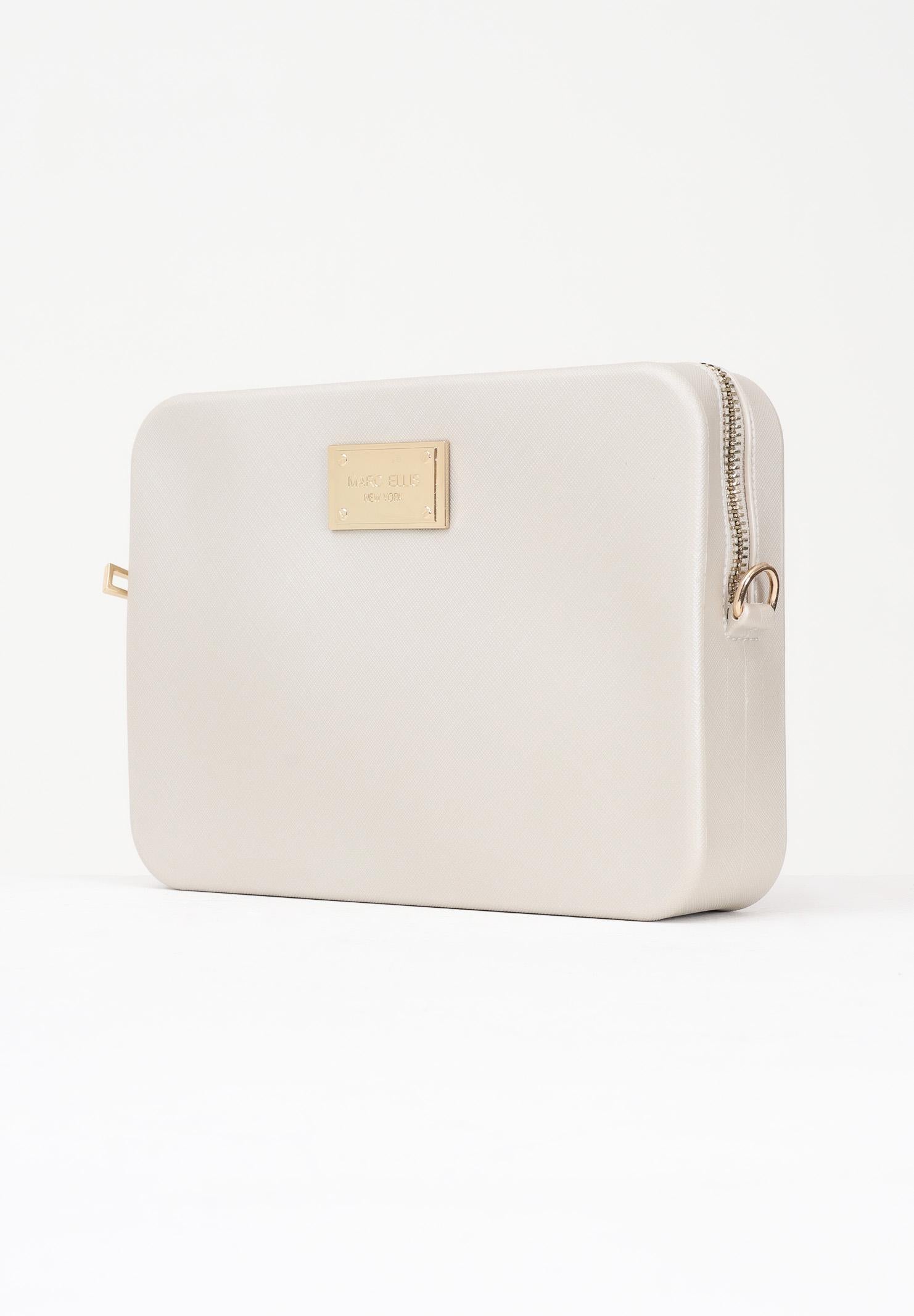 MARC ELLIS Pochette FLAT-FLOWE grigio perla da donna FLAT-FLOWE25 TALIGO MARC ELLIS