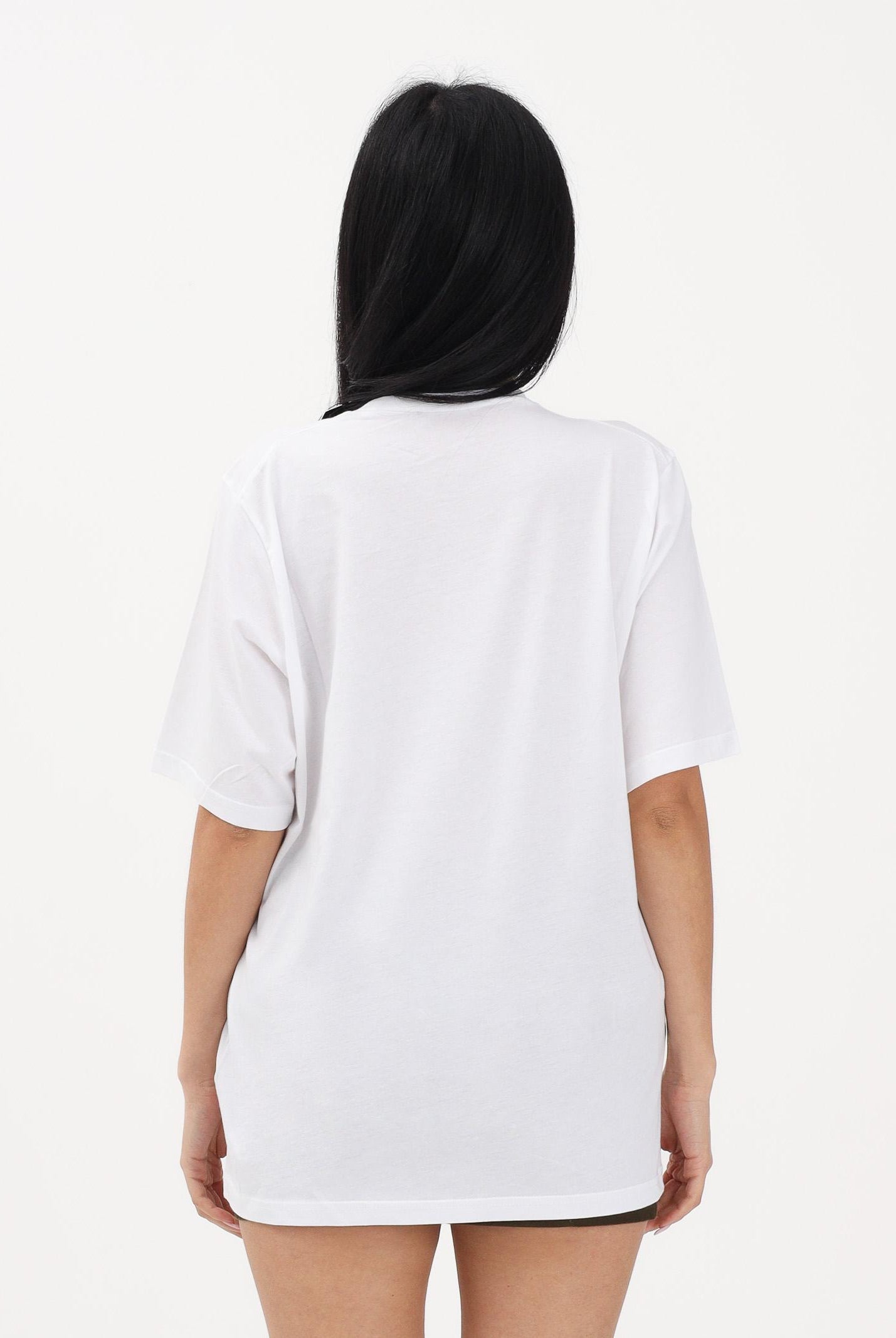 DSQUARED2 T-shirt a manica corta bianca per donna, ragazzi e bambini con logo al collo DQ3161D0AGP DQ100 DSQUARED2