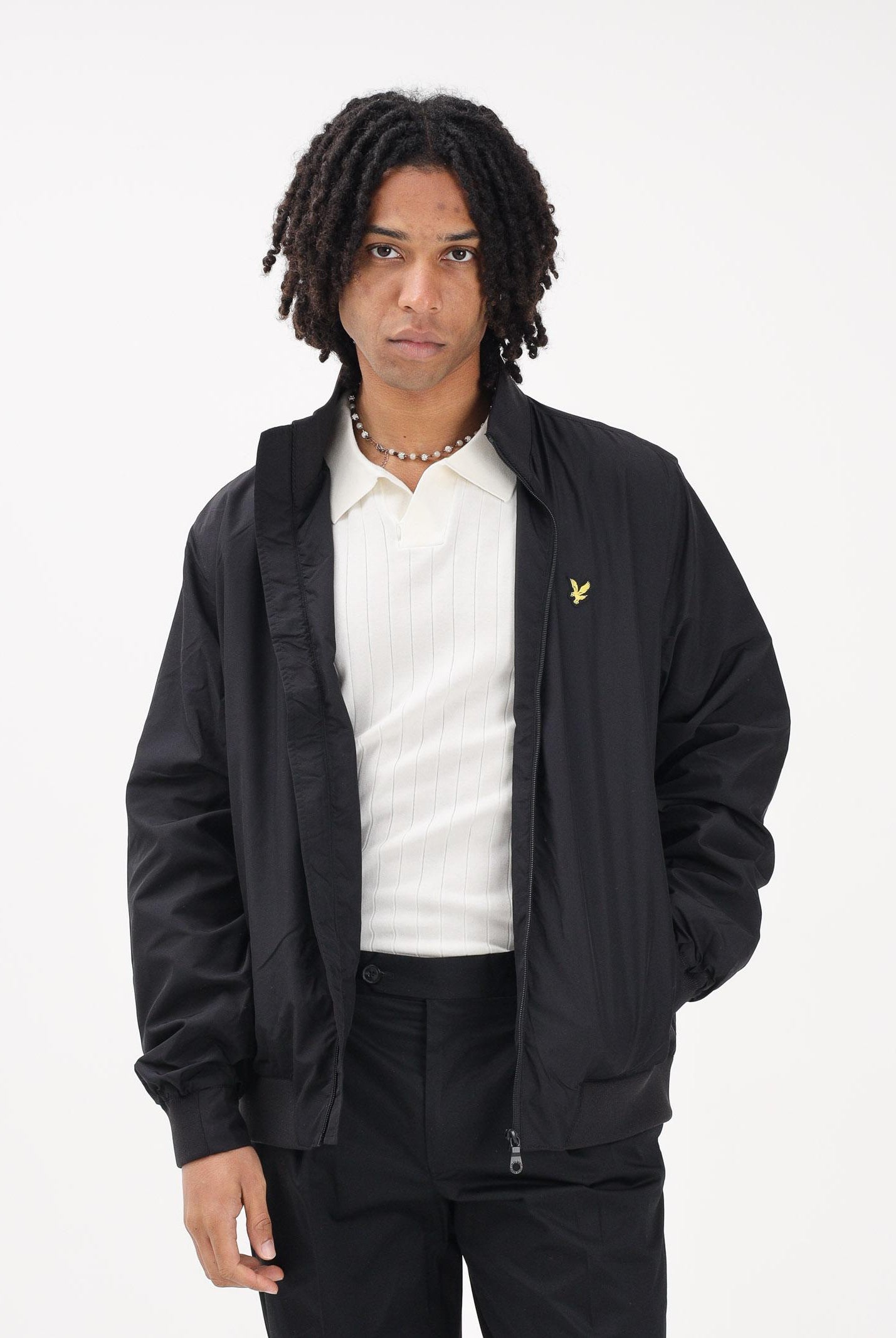 LYLE & SCOTT Giacca a vento nera da uomo JK2412V Z865 LYLE & SCOTT
