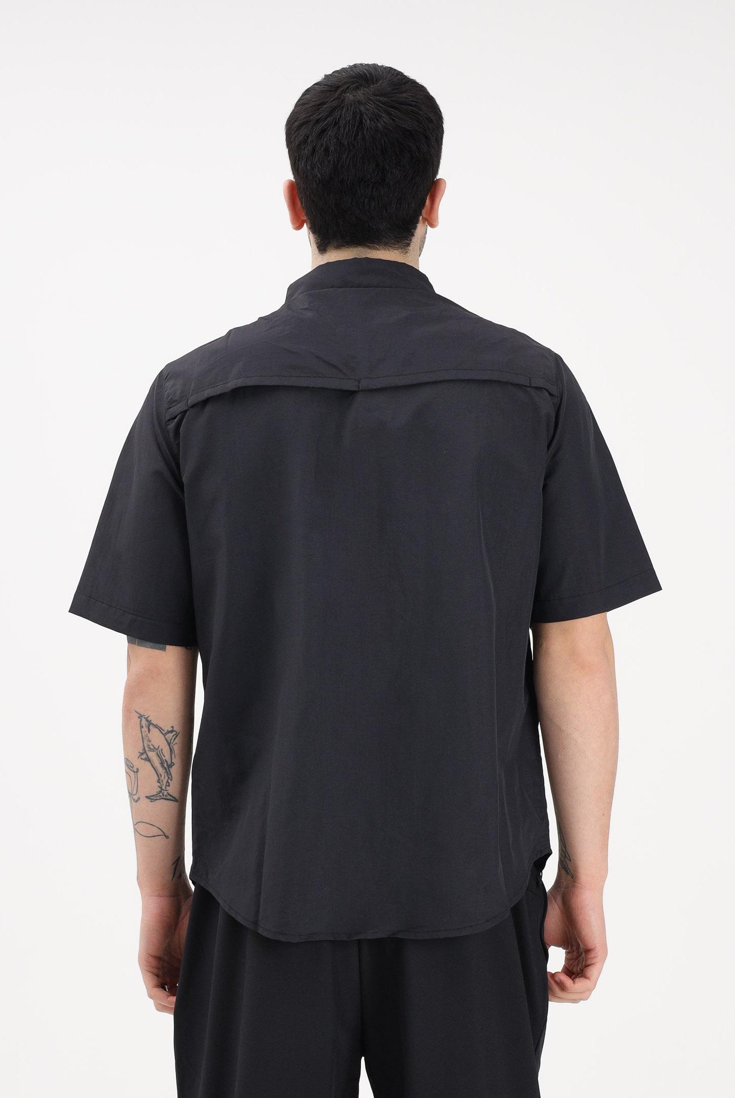 THE NORTH FACE Camicia a manica corta nera da uomo NF0A8FU6JK31 . THE NORTH FACE