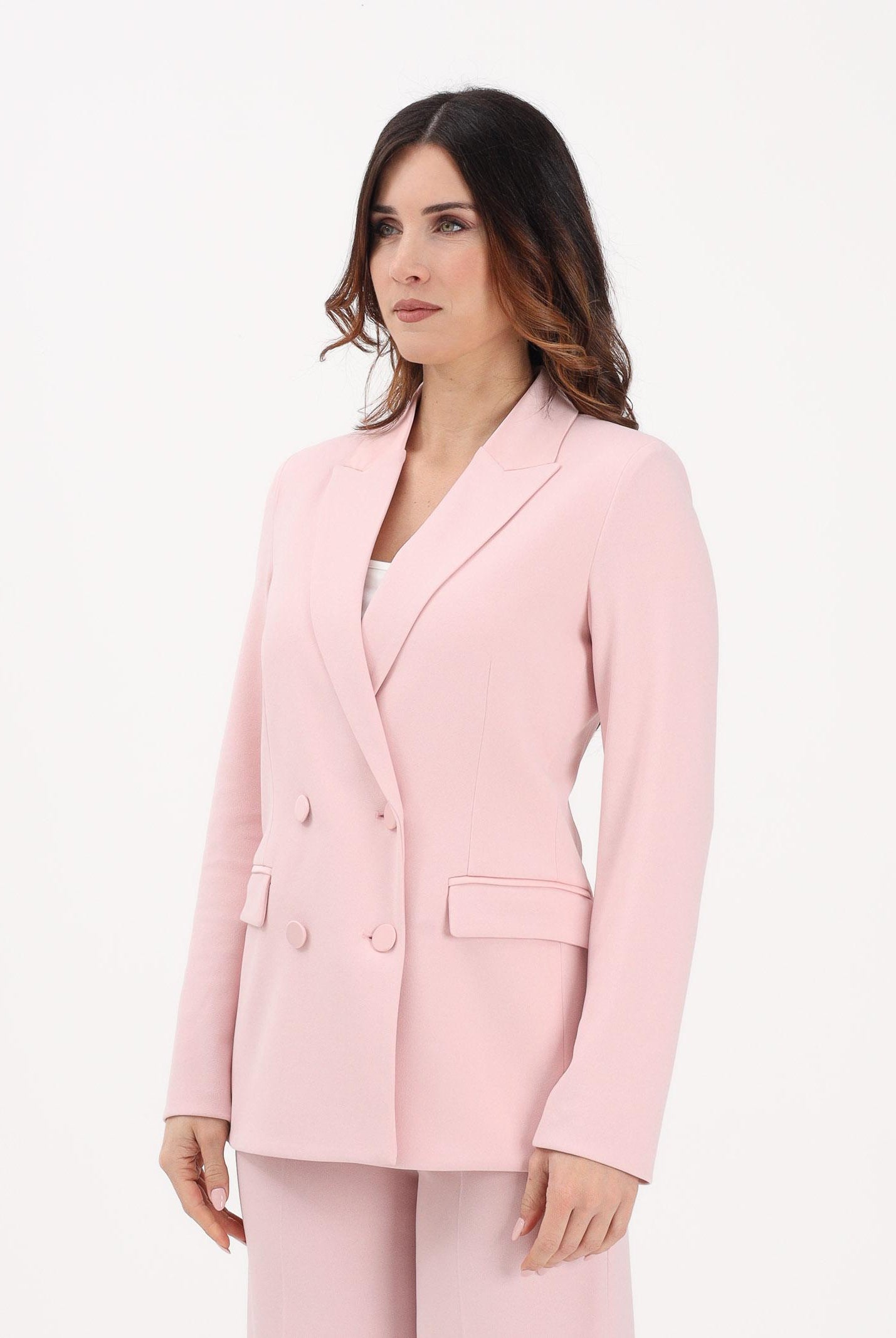 VICOLO Giacca doppiopetto rosa da donna TAB0031 ABU30 VICOLO