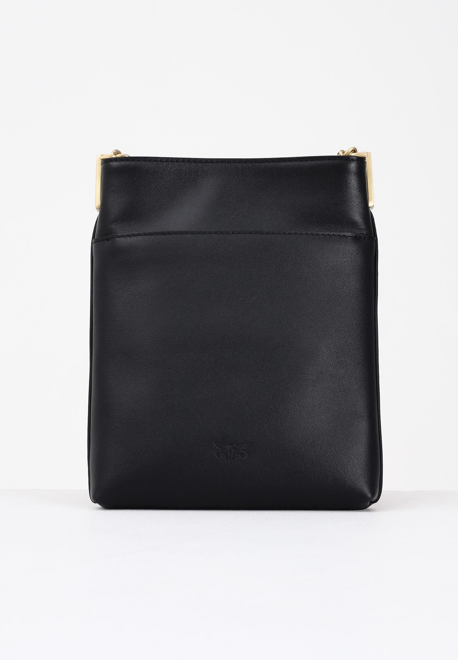 PINKO Borsa a tracolla nera da donna dalla forma a secchiello 105352A0QO Z99V PINKO