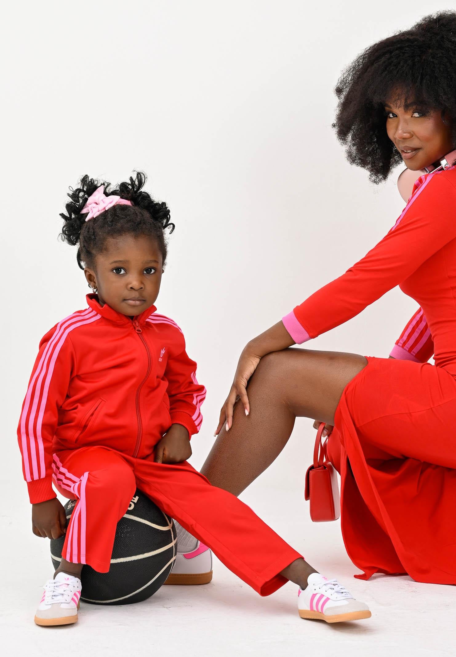 ADIDAS ORIGINALS tuta FIREBIRD TS rossa da neonata KE5631 ADIDAS ORIGINALS