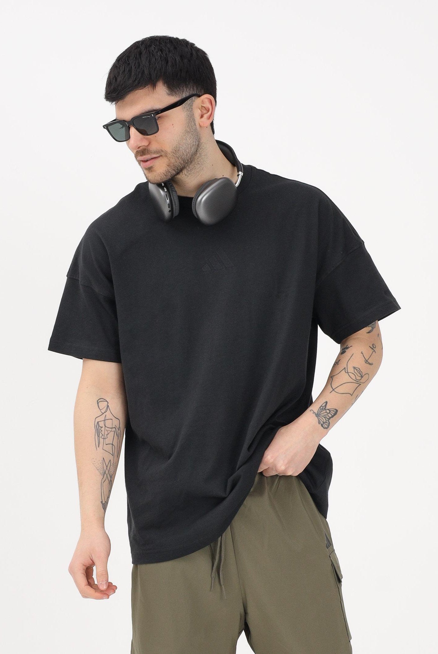 ADIDAS PERFORMANCE T-shirt a manica corta ALL SZN nera da uomo IY4150 . ADIDAS PERFORMANCE