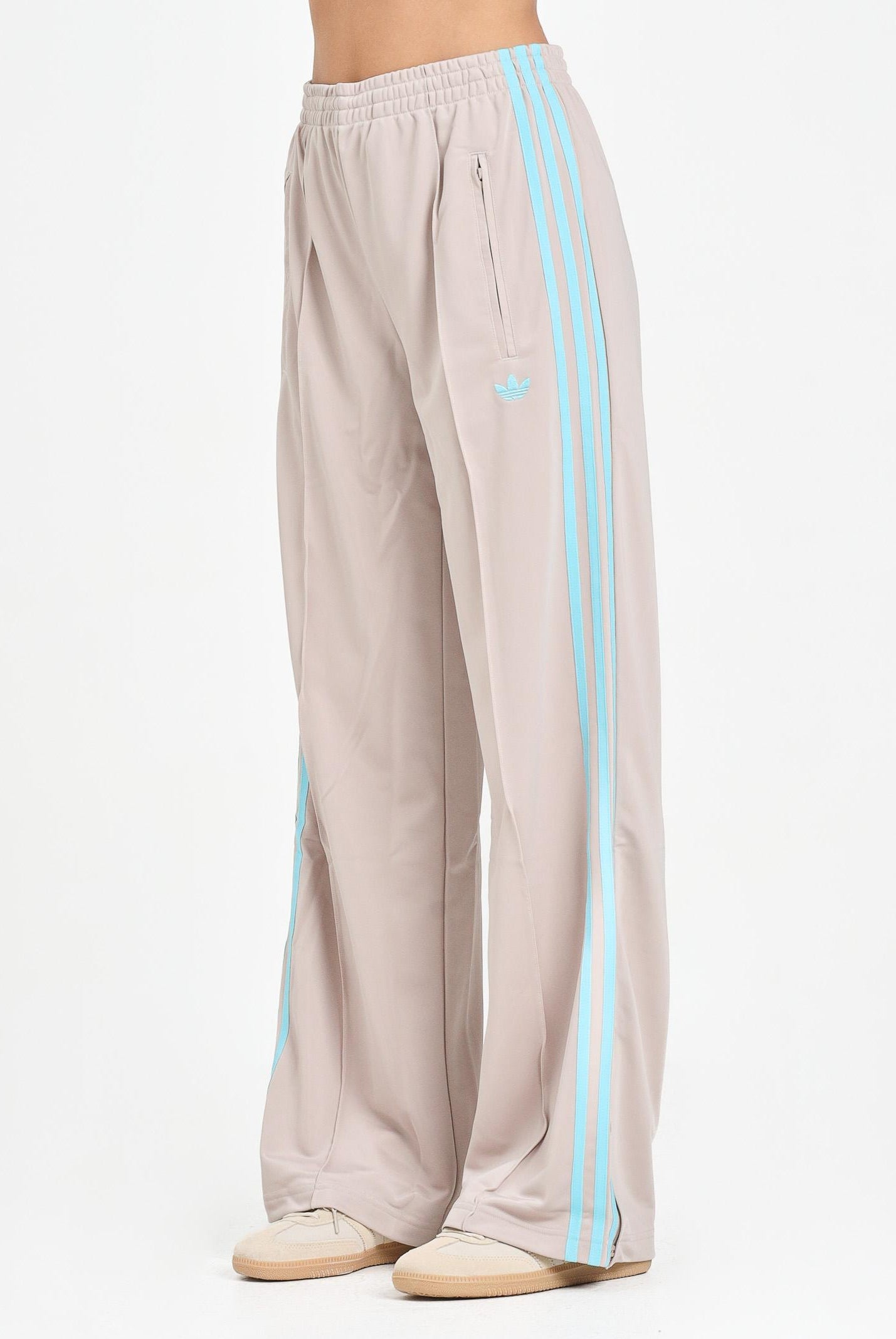 ADIDAS ORIGINALS Pantalone sportivo Adicolor Classic Firebird Loose beige da donna JY2691 ADIDAS ORIGINALS