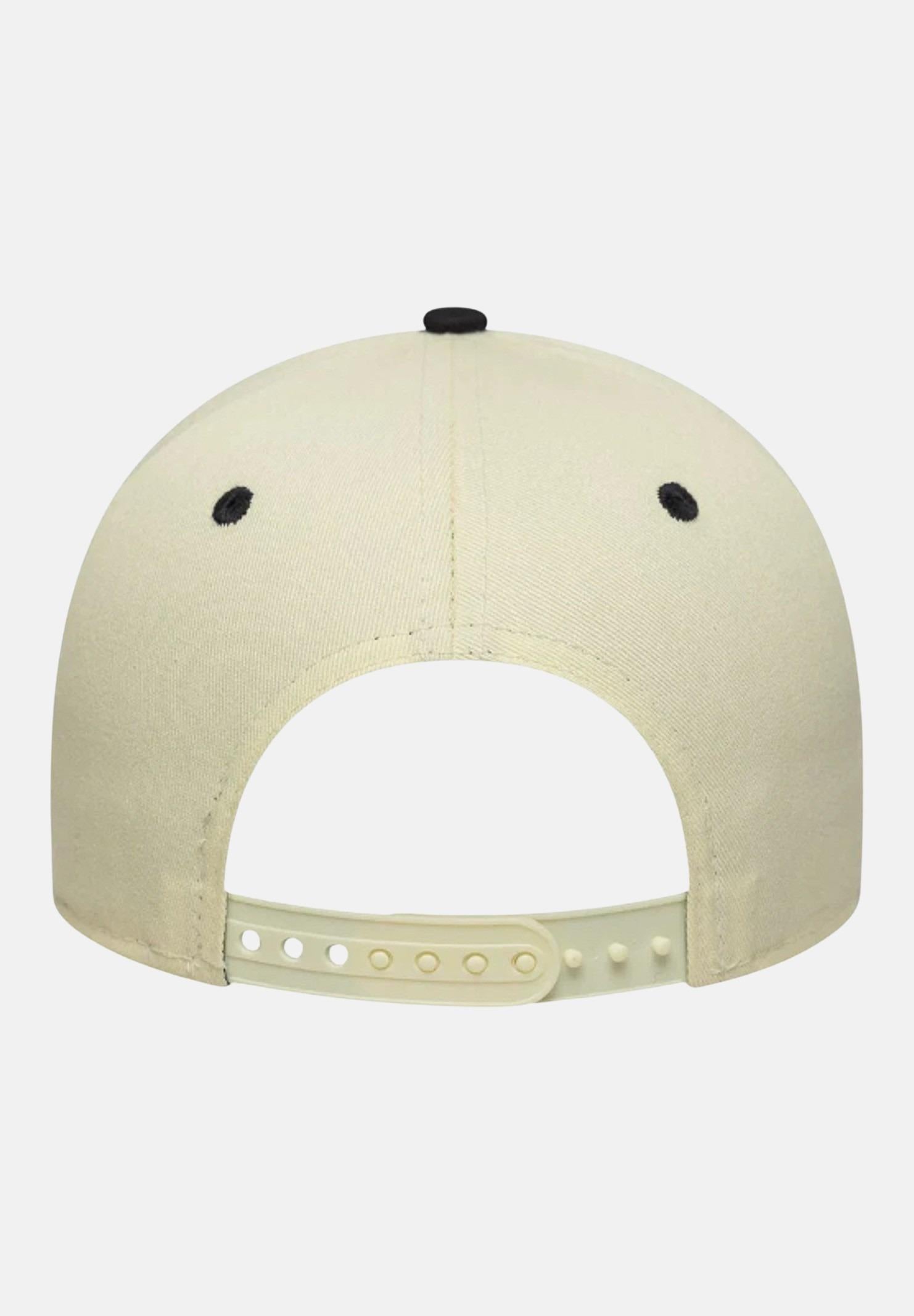 NEW ERA Cappello con visiera 9FORTY E-Frame New York Yankees MLB Paisley panna e nero per uomo e donna 60691069 . NEW ERA