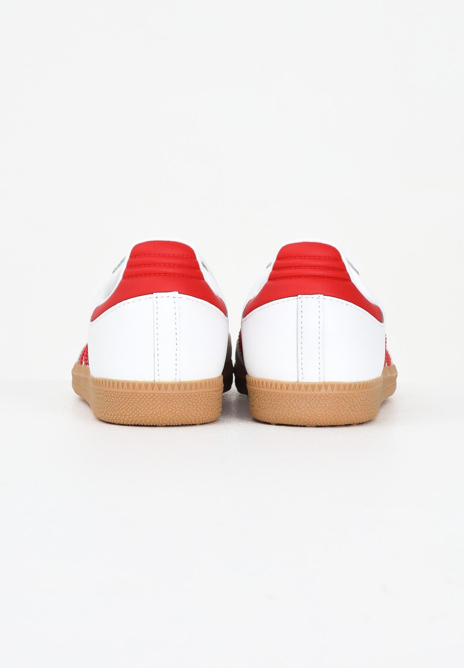 ADIDAS ORIGINALS Sneakers Samba OG bianche e rosse per uomo e donna JQ2833 . ADIDAS ORIGINALS