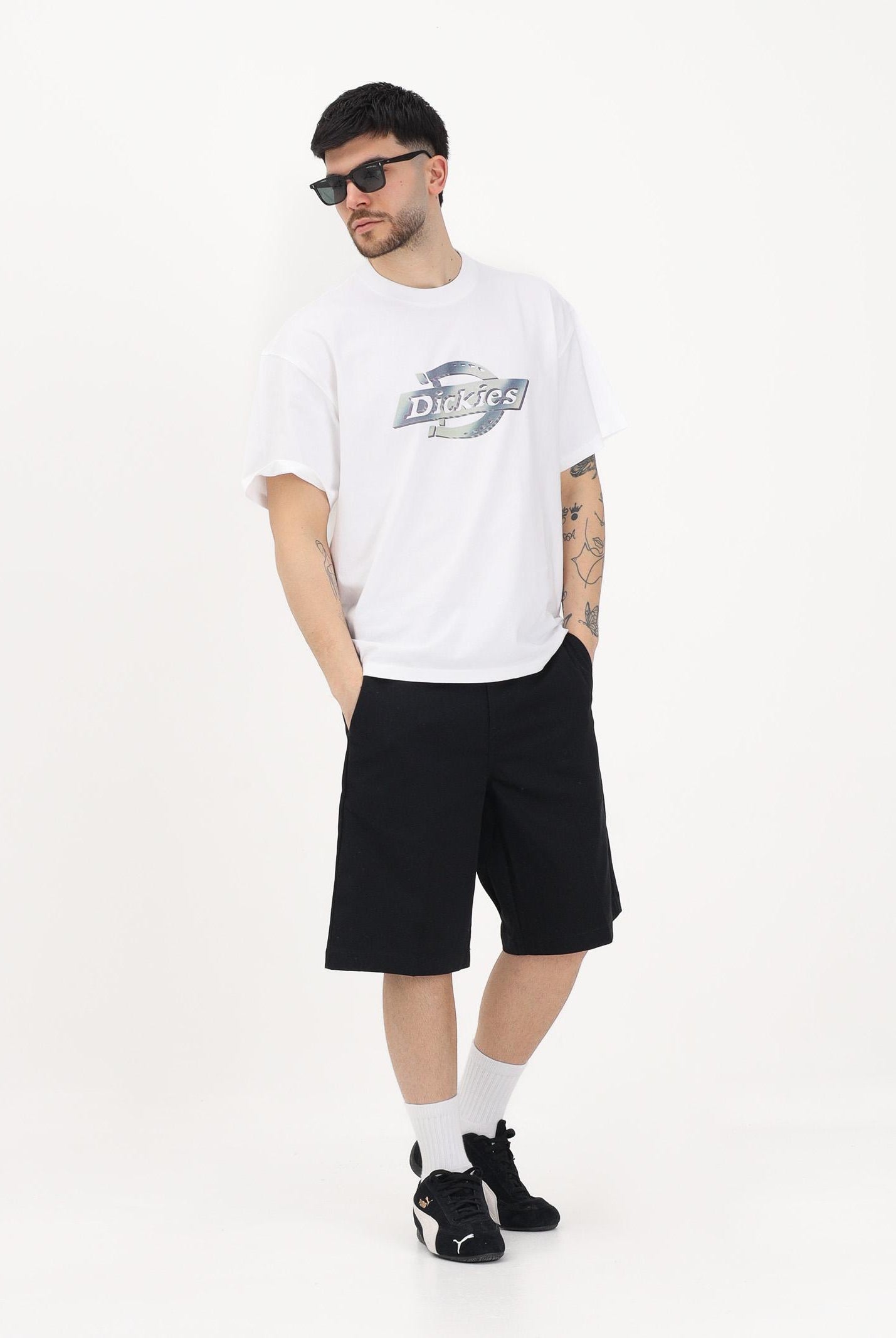 DICKIES Shorts 247 10-Inch nero da uomo DK0A882NBLK1 . DIckies