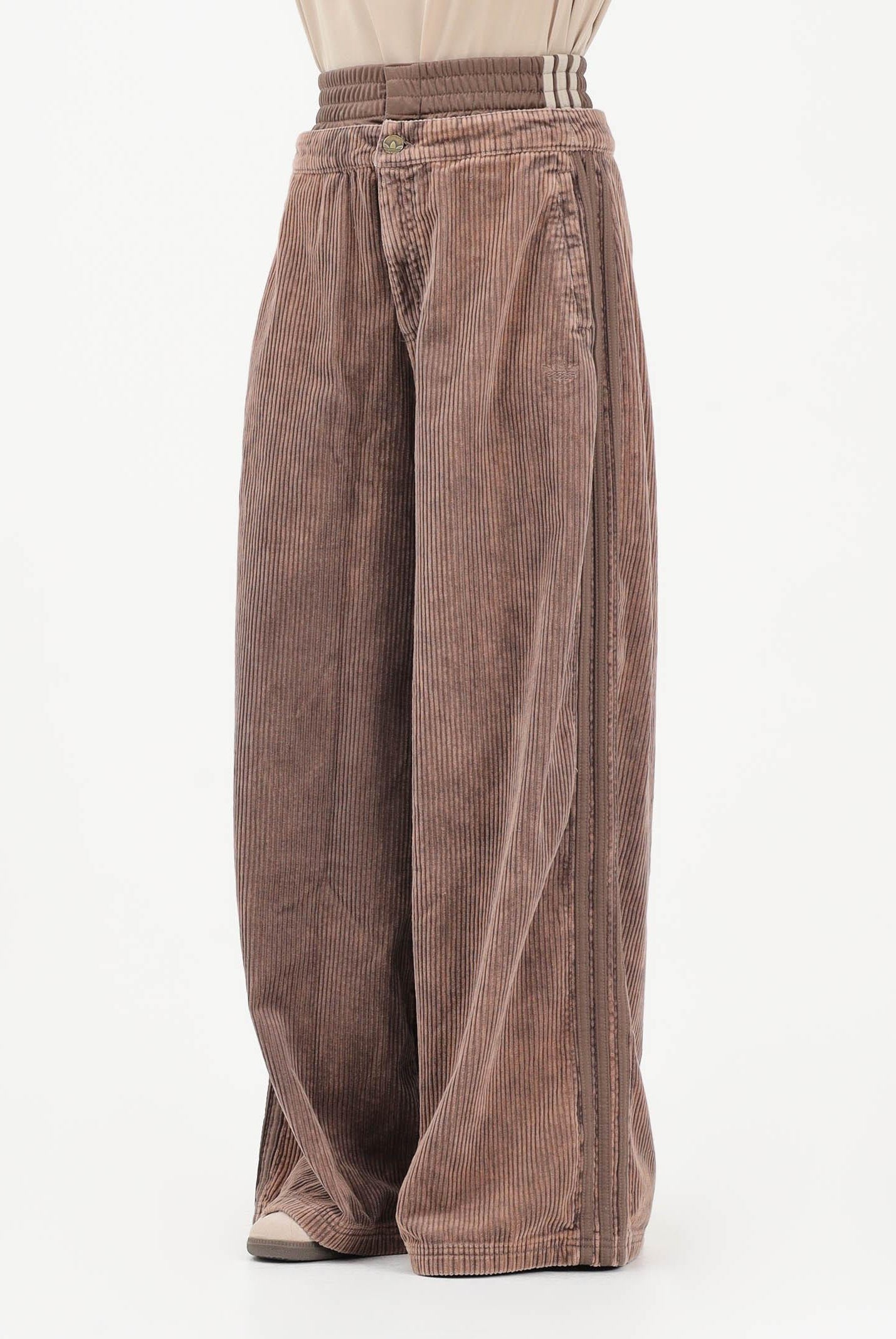 ADIDAS ORIGINALS Pantalone CORDUROY SST OVERSIZED marrone da donna KD8782 . ADIDAS ORIGINALS