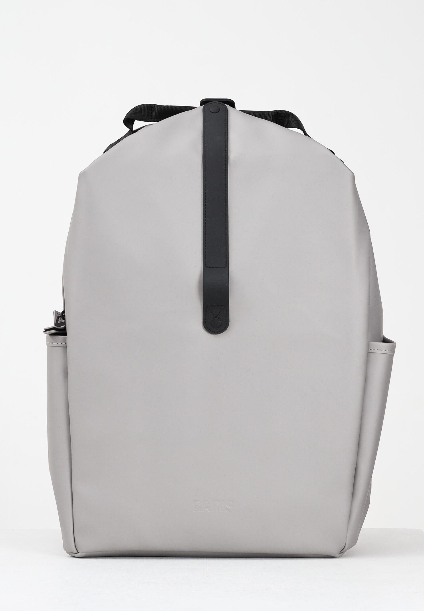 RAINS Zaino Clip Front grigio per uomo e donna RA14890 NBS RAINS