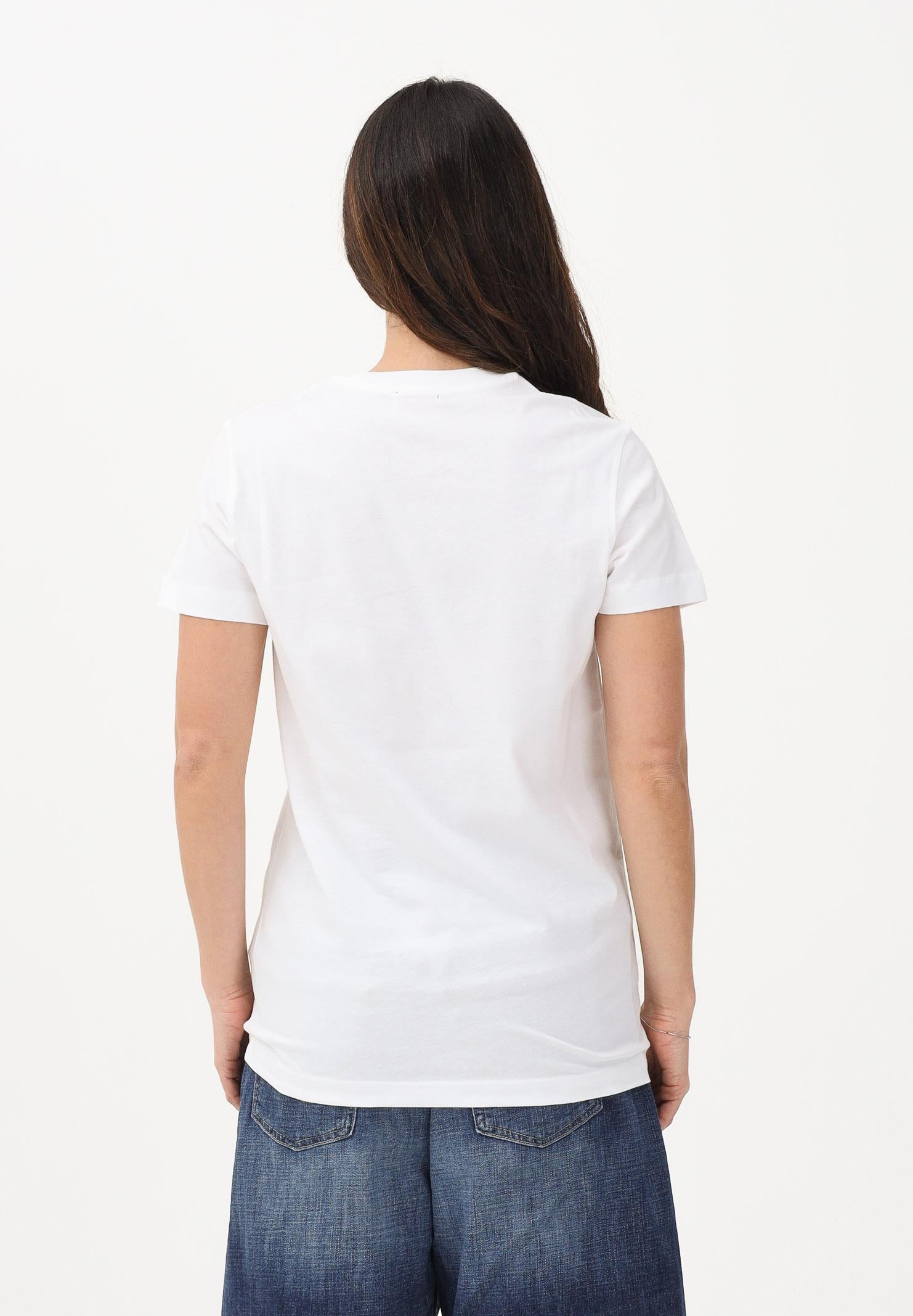 DIESEL T-shirt a manica corta bianca per donna, ragazzi e bambini con logo J027700CATM K100 DIESEL