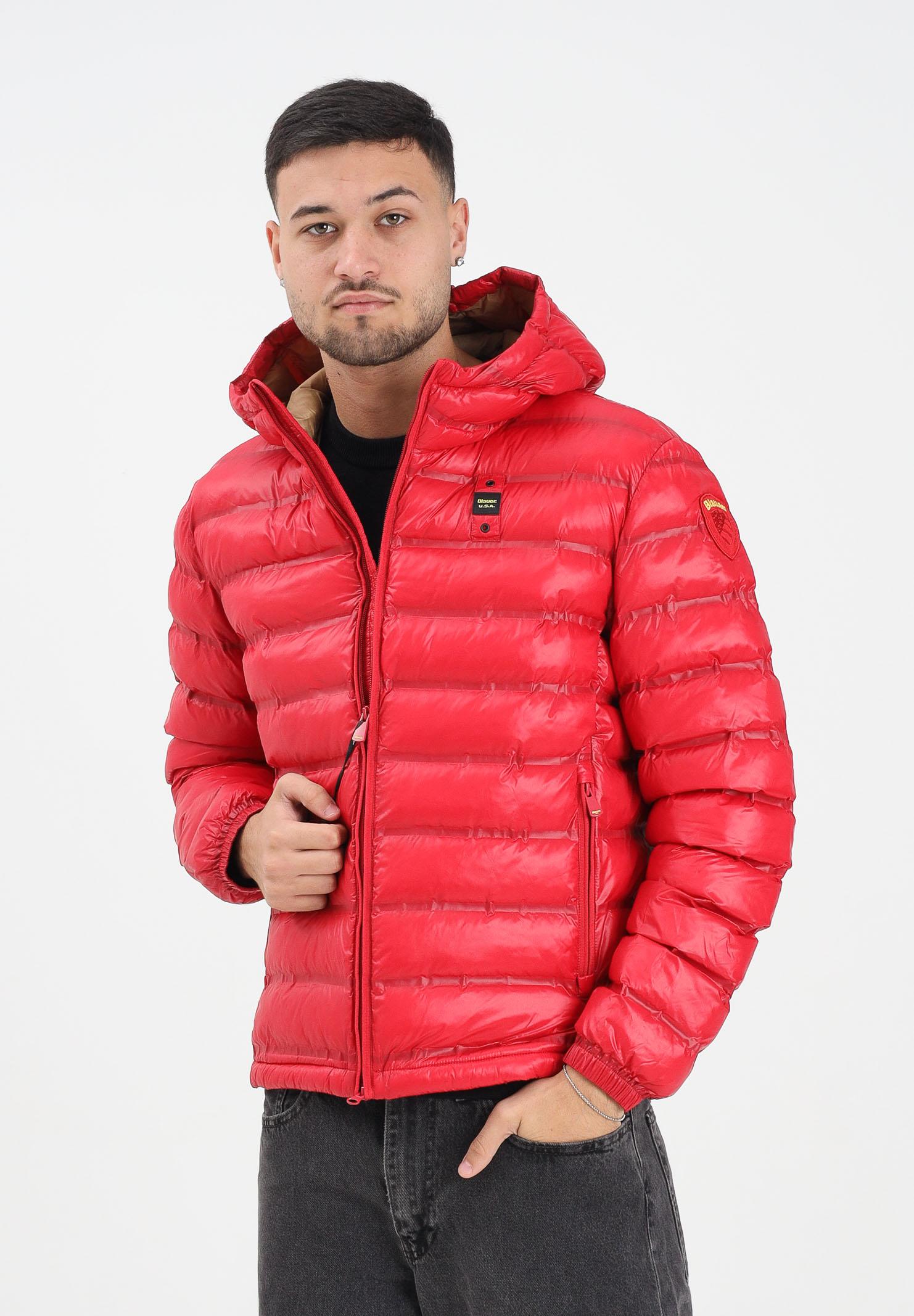 BLAUER Piumino CHARLES rosso da uomo 25WBLUC02132-007284 552TB BLAUER