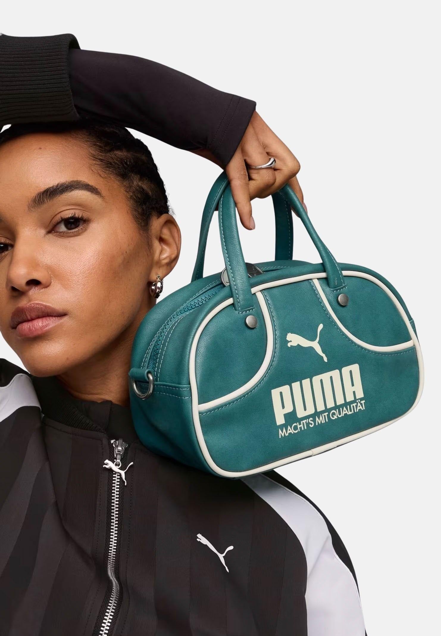 PUMA Borsa a mano PUMA 1976 Archive verde da donna 092319 02 PUMA