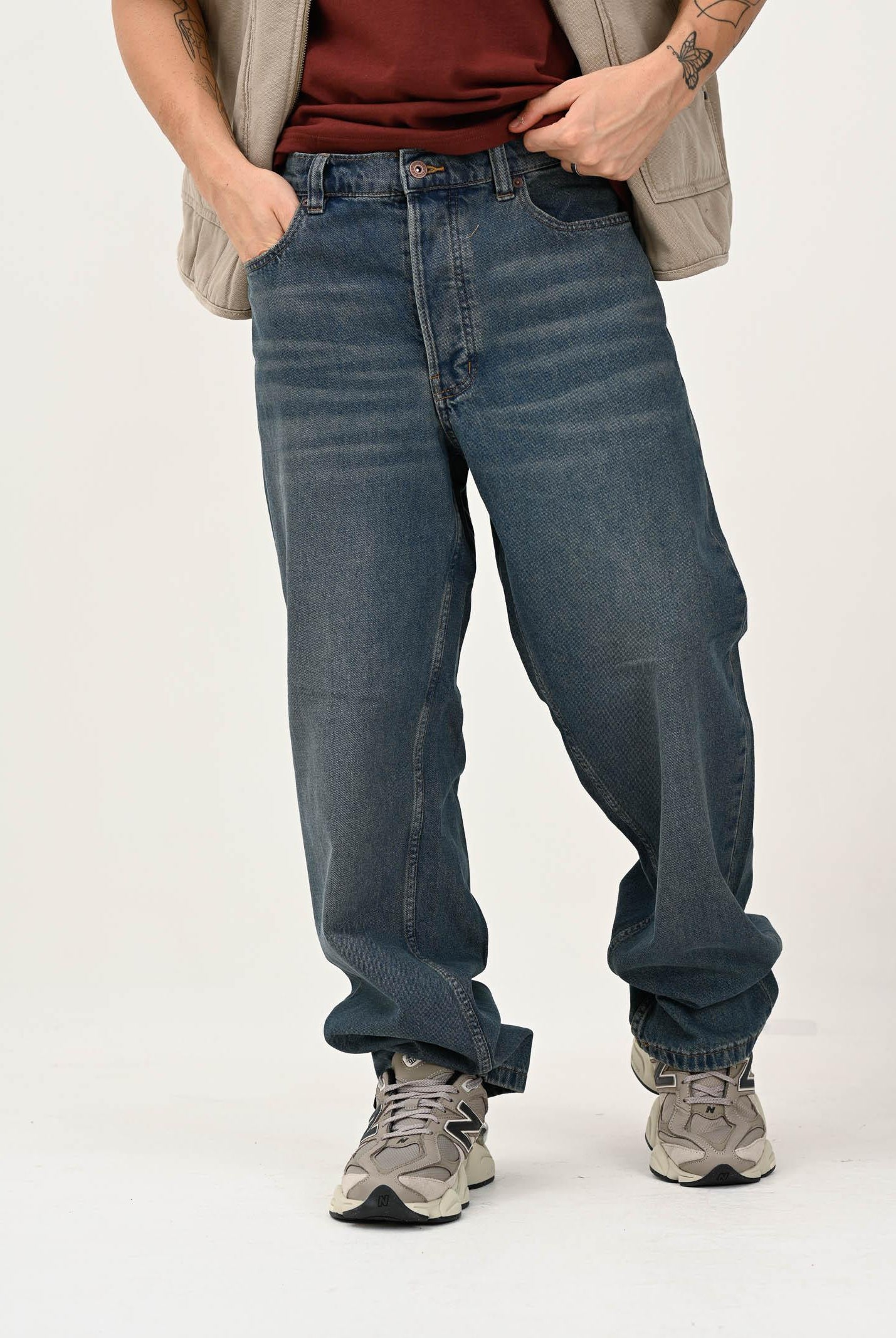 DICKIES Jeans Hilham in denim vintage da uomo DK0A87NKL231 DIckies