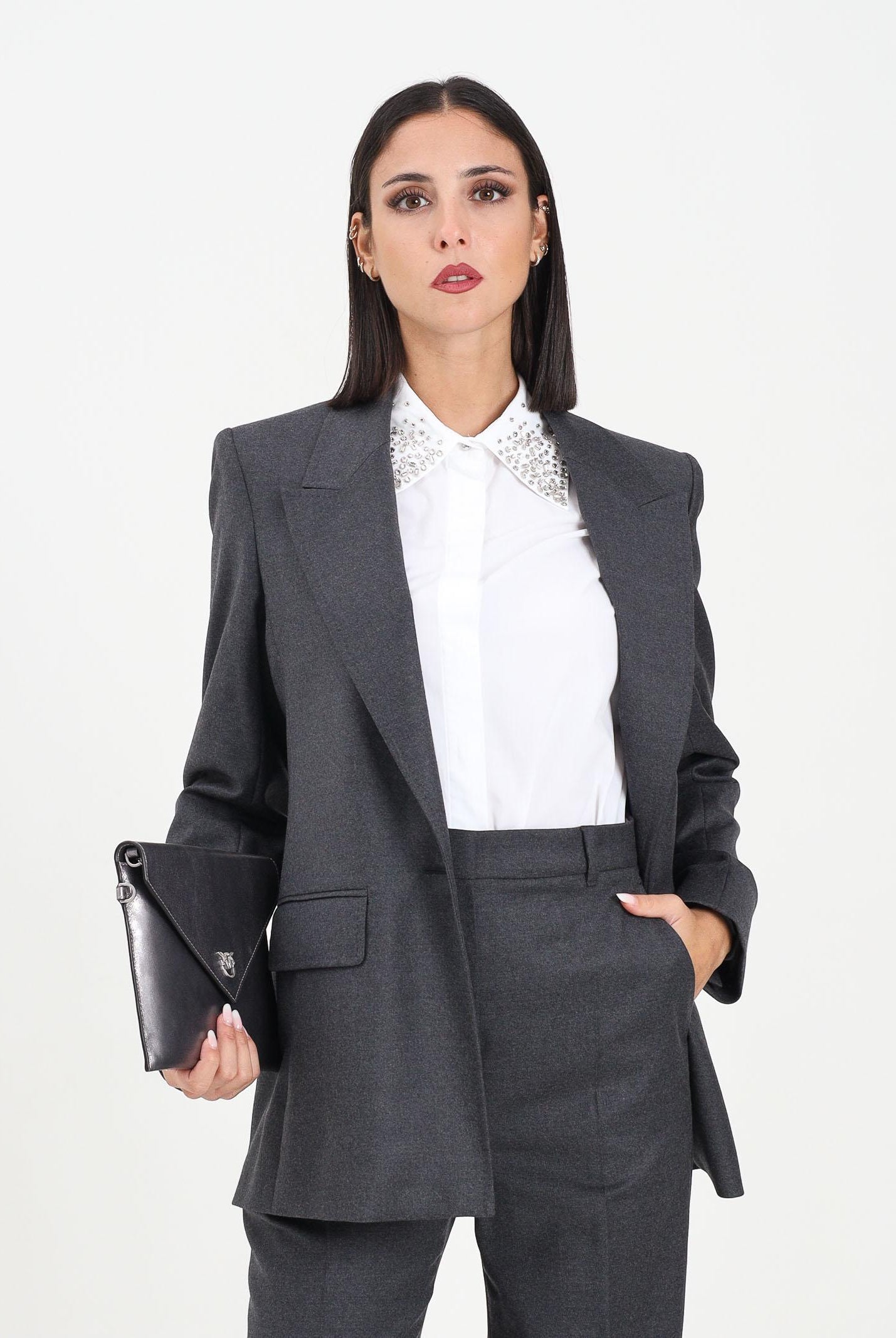 MAX MARA Giacca BOLSENA grigia da donna 2526046022600 003 MAX MARA