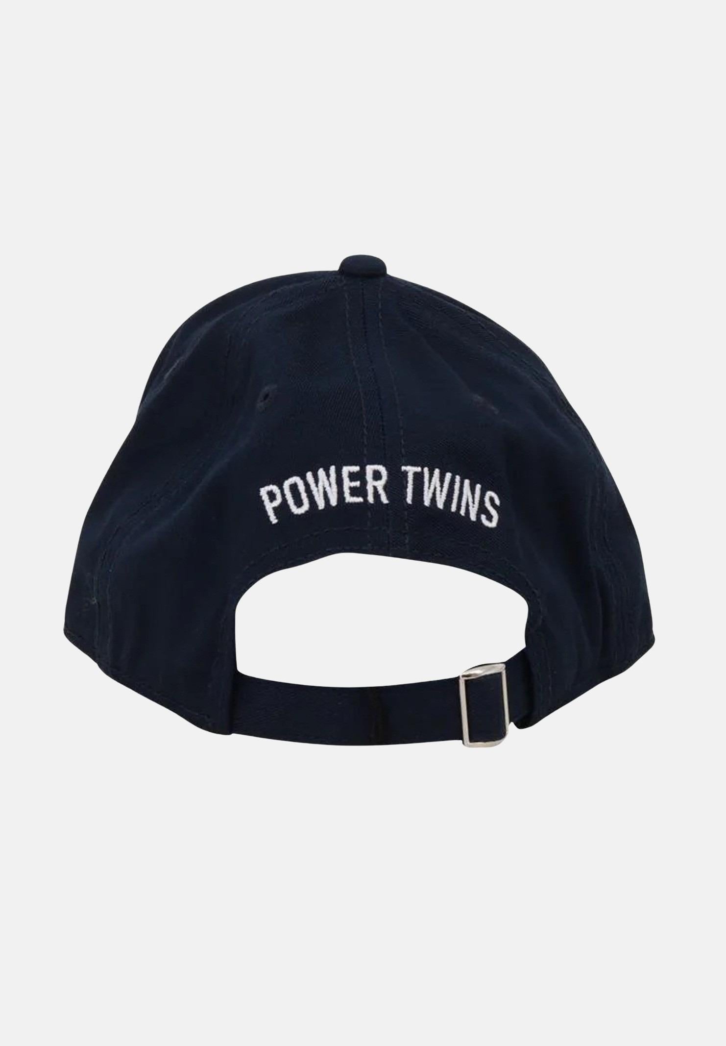 DSQUARED2 Cappello con visiera blu da donna caratterizzato da stampa logo stile college DQ2484D00YT DQ866 DSQUARED2