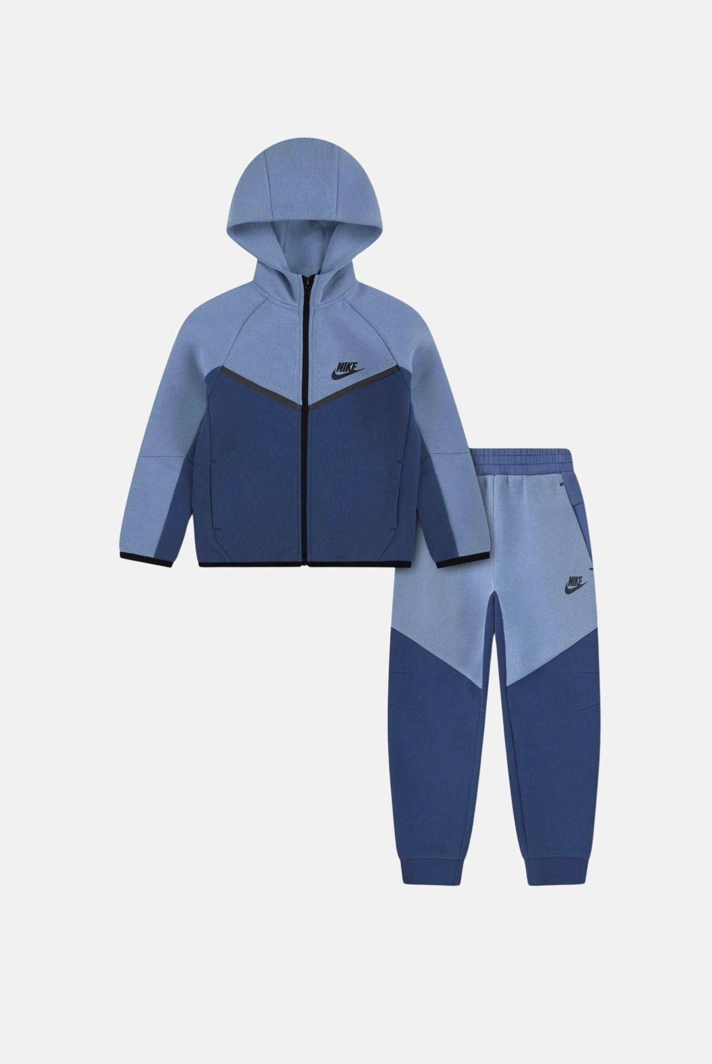NIKE Tuta Tech Fleece blu per bambino e bambina 86M880 U1T NIKE