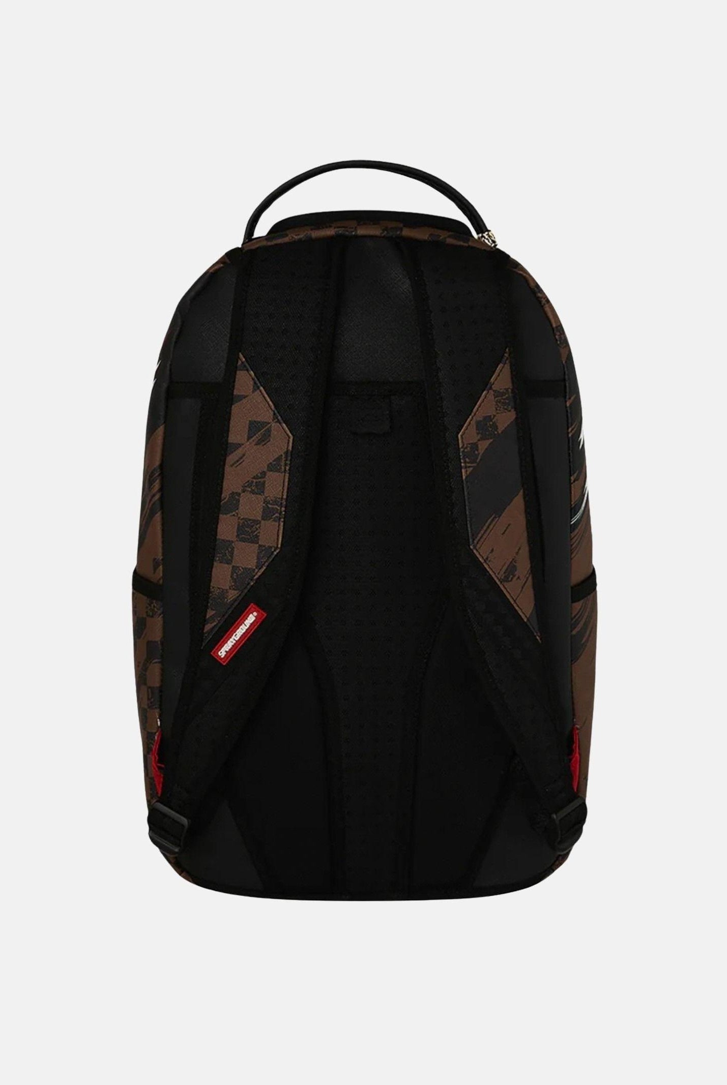 SPRAYGROUND Zaino Smeared Grunge marrone e nero per uomo e donna 910B8556NSZ . SPRAYGROUND