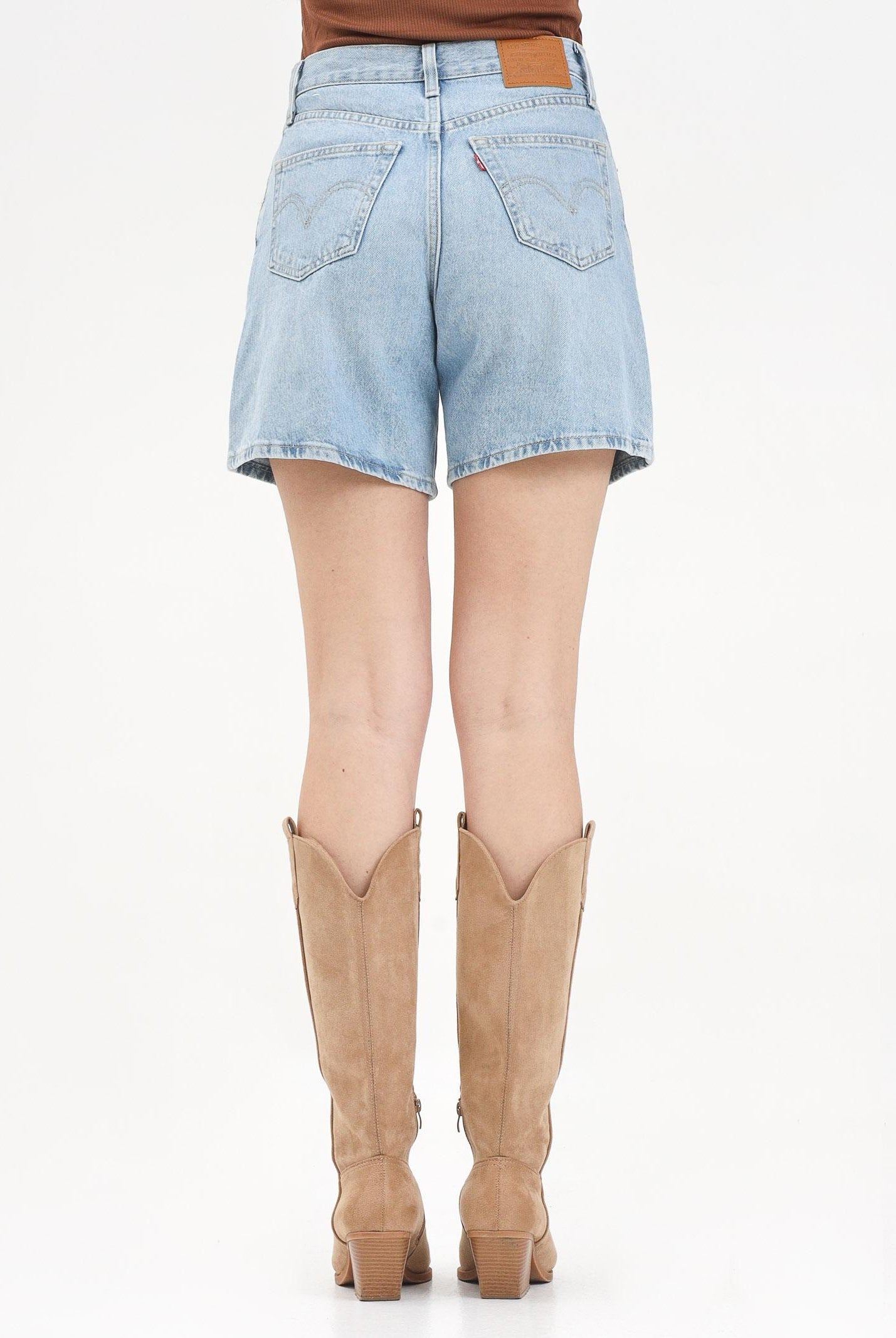 LEVI'S® Shorts High Rise Baggy in denim chiaro da donna A9311-0000 . LEVI'S®