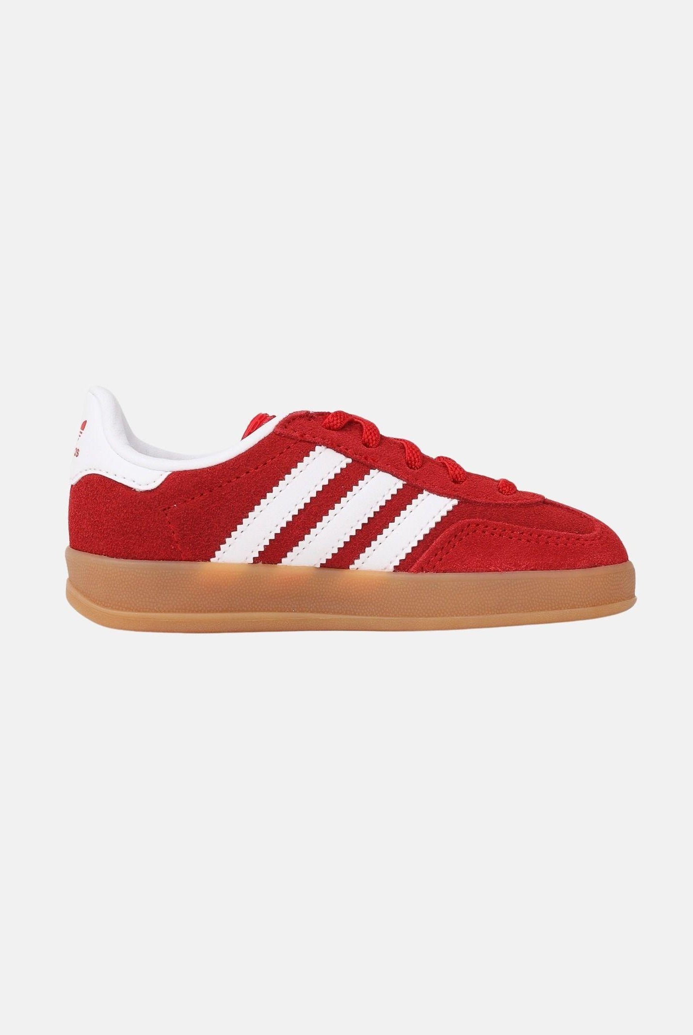 ADIDAS ORIGINALS Sneakers GAZELLE INDOOR rosse da neonato IH9132 . ADIDAS ORIGINALS