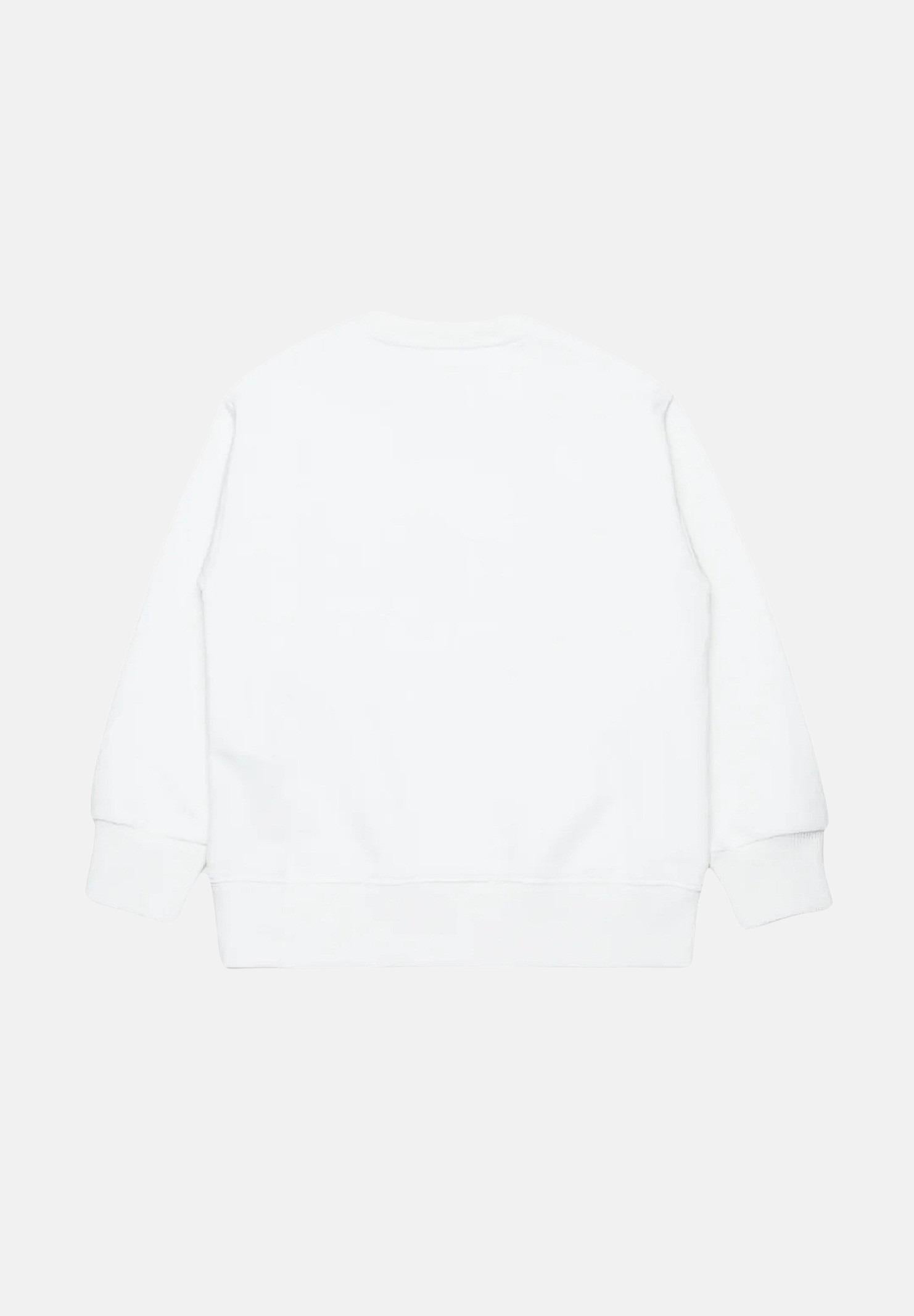 Felpa girocollo bianca per donna e bambina con stampa Numerique M60681MM006 M6102 MAISON MARGIELA