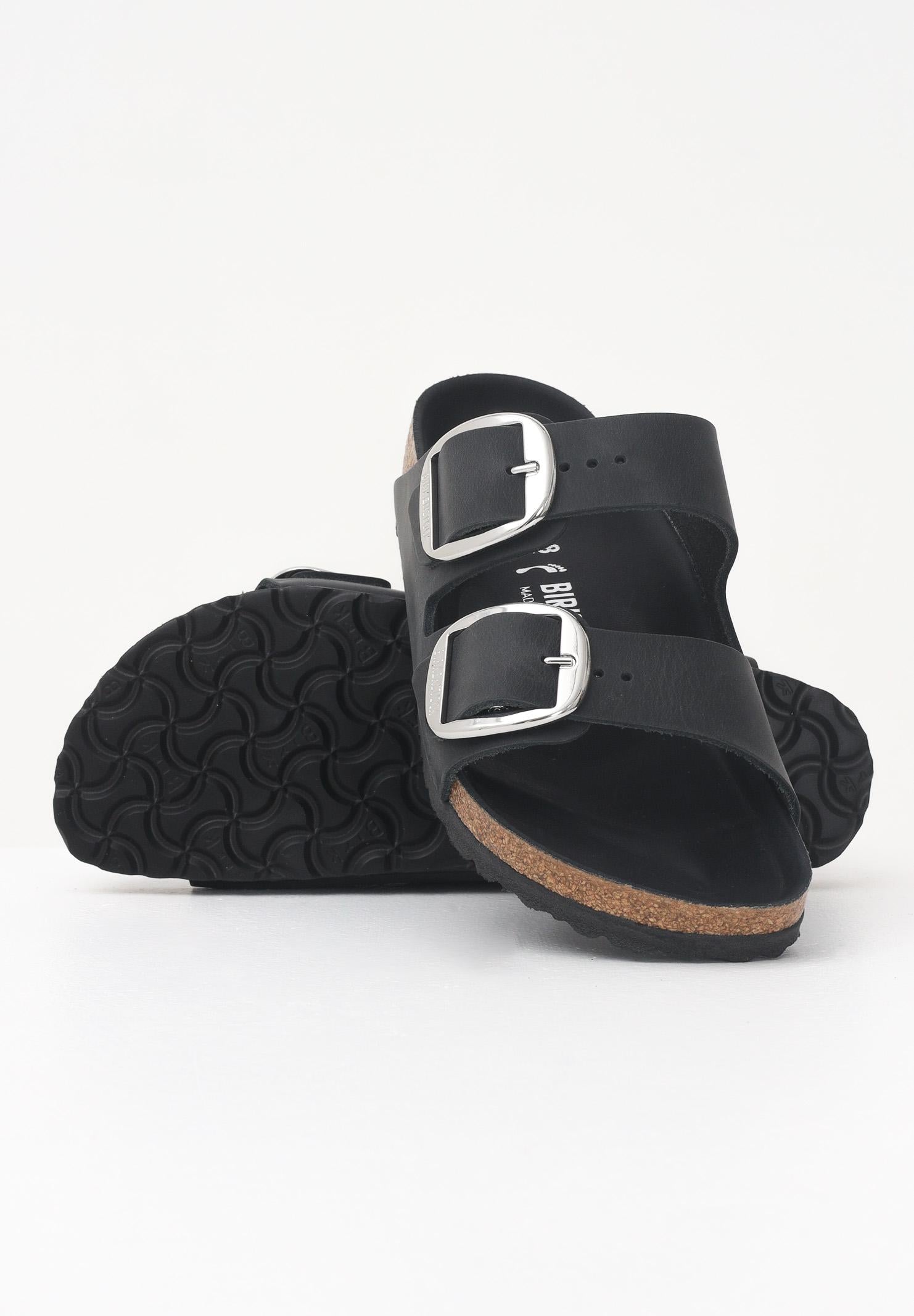 BIRKENSTOCK Ciabatte Arizona Big Buckle nere da donna 1011075 . BIRKENSTOCK