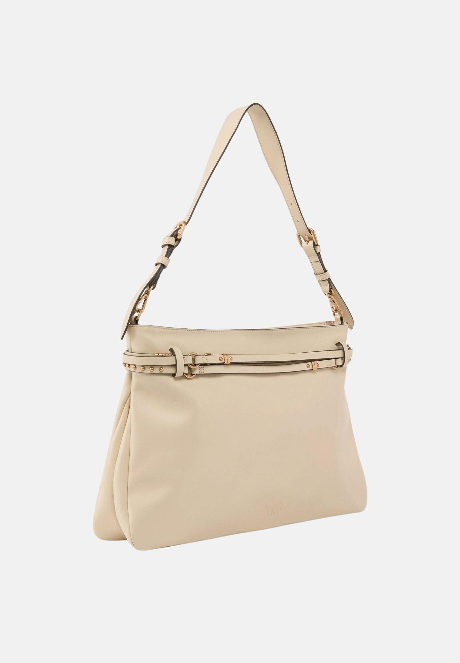 PINKO Borsa a spalla Belt Bag Big beige da donna 105903A0QO C50Q PINKO