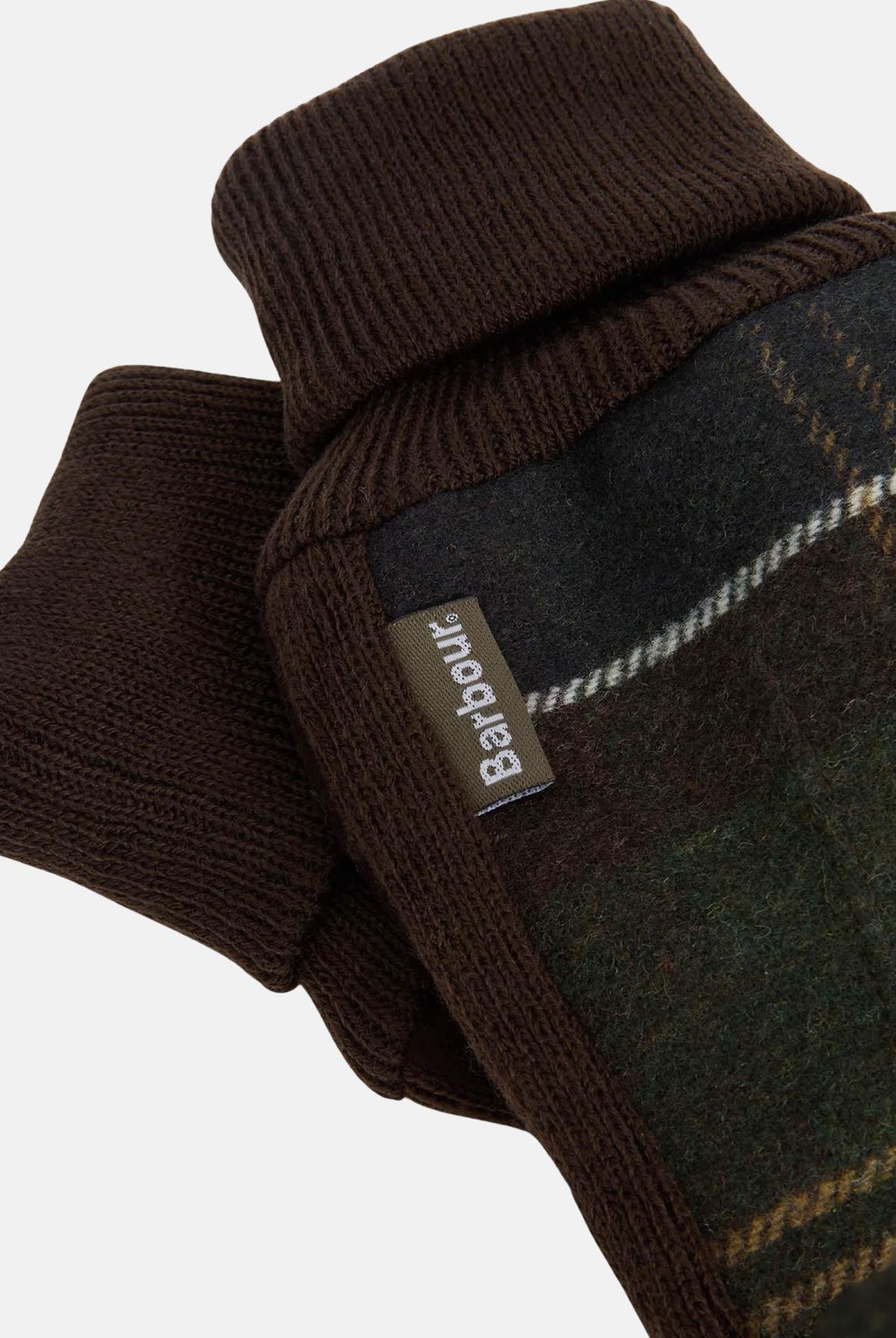 BARBOUR hackney guanti classic realizzati in tessuto tartan nei toni del verde e marrone 252MMGL0144 TN11 BARBOUR