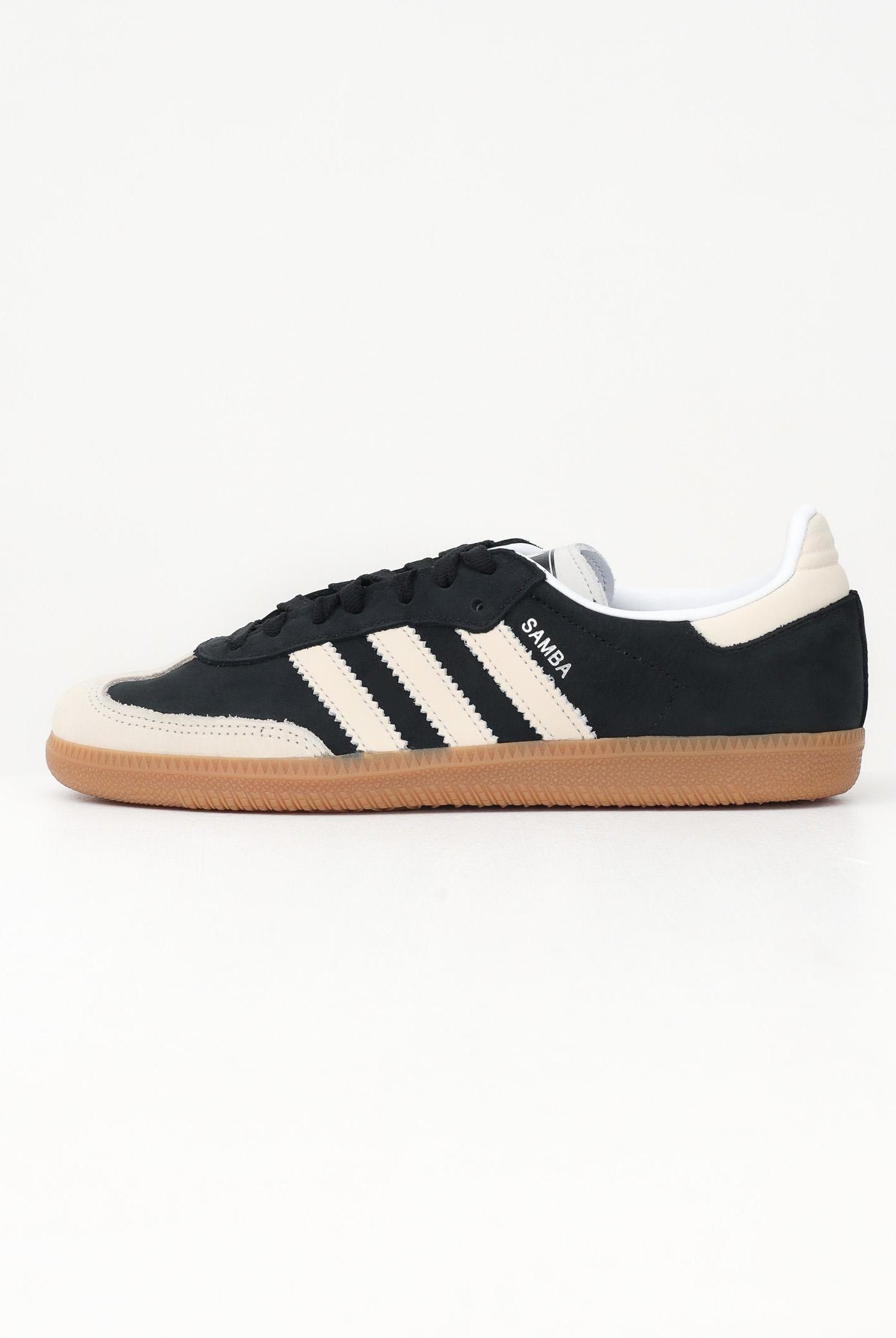 ADIDAS ORIGINALS Sneakers SAMBA OG nere e panna per uomo e donna IE5836 . ADIDAS ORIGINALS
