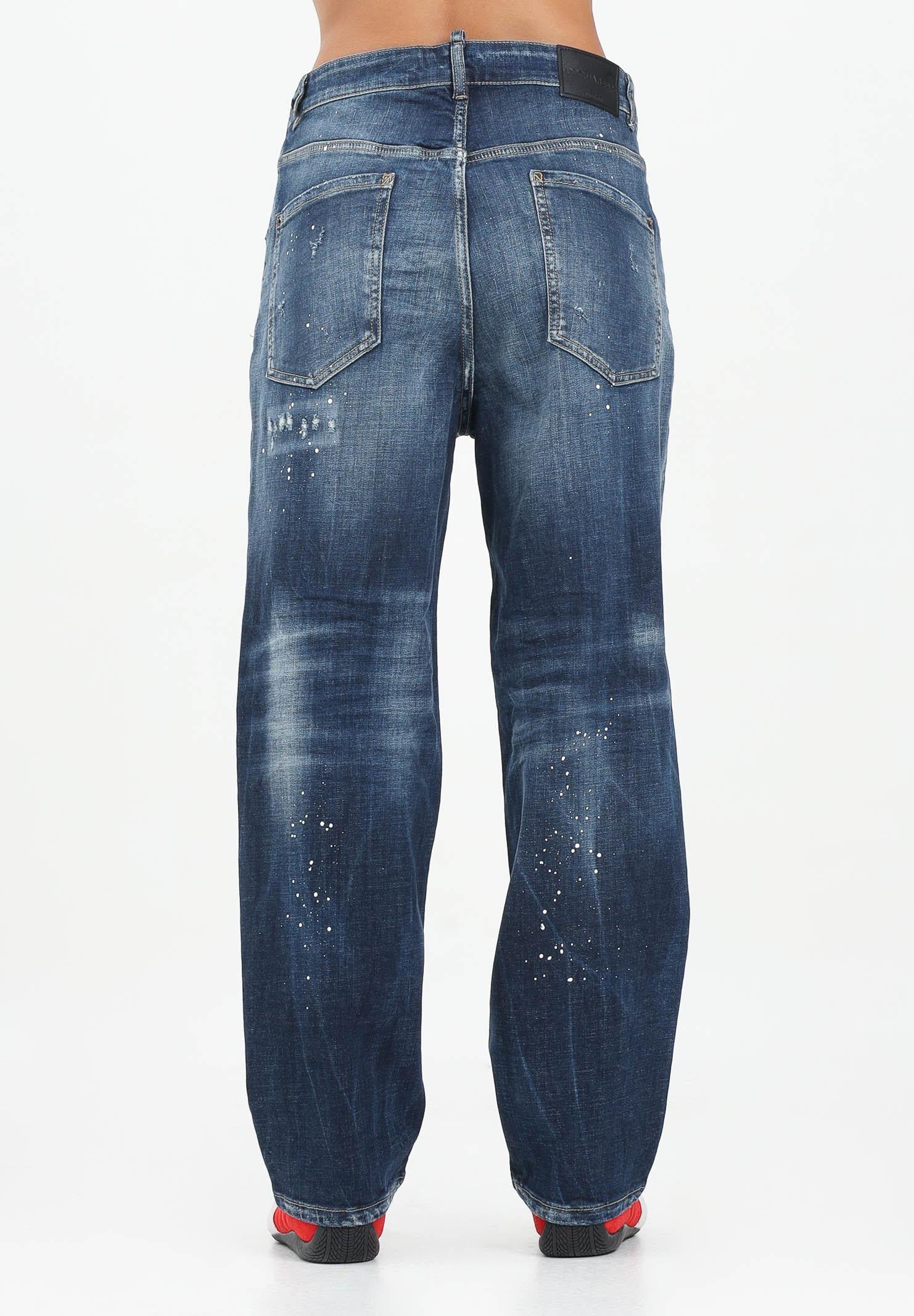 DSQUARED2 Jeans Moose Lost in denim blu per donna, ragazzi e bambini DQ3082D0AEJ DQ01 DSQUARED2