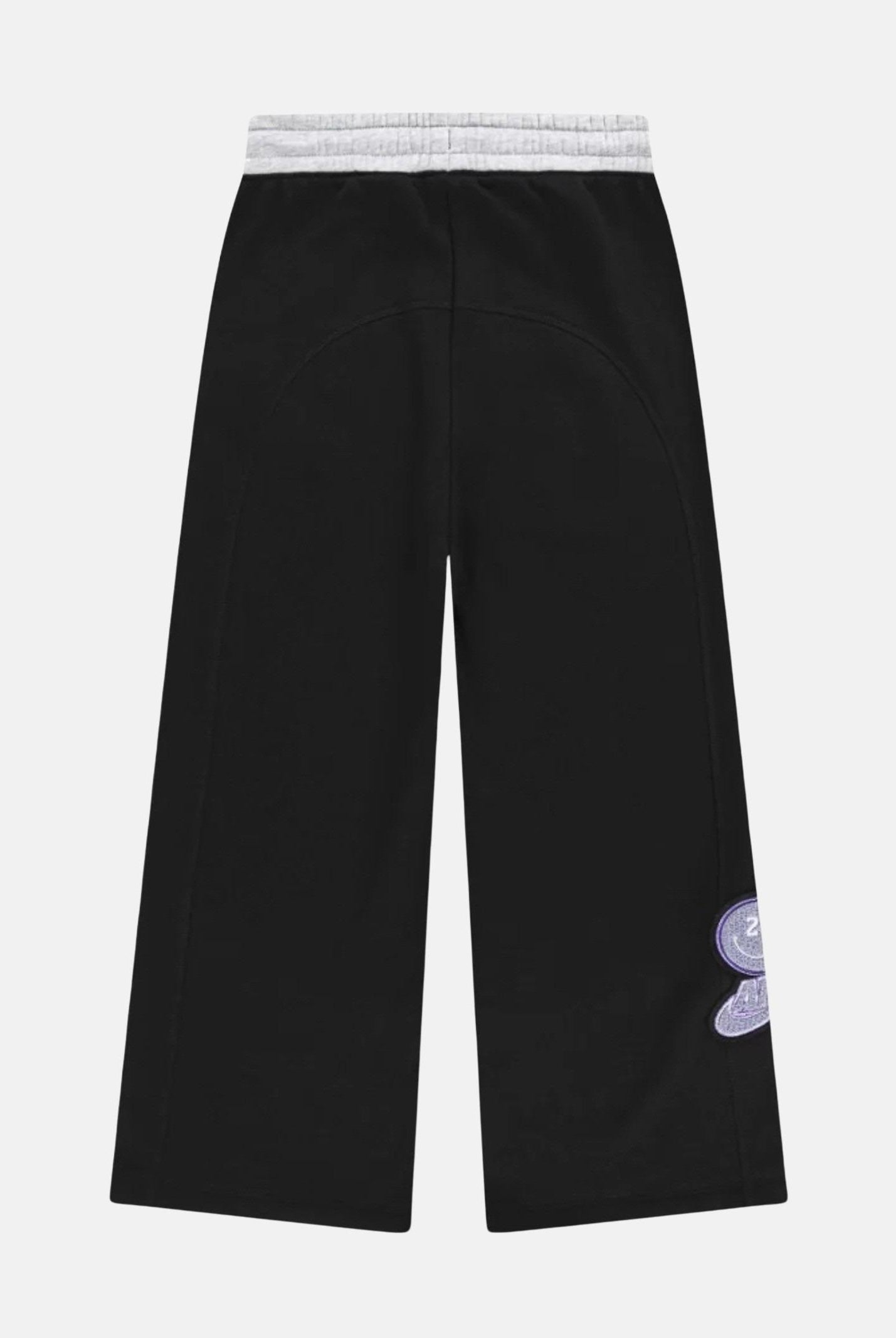 JORDAN Pantalone sportivo nero da bambina con patch 45F194 023 JORDAN