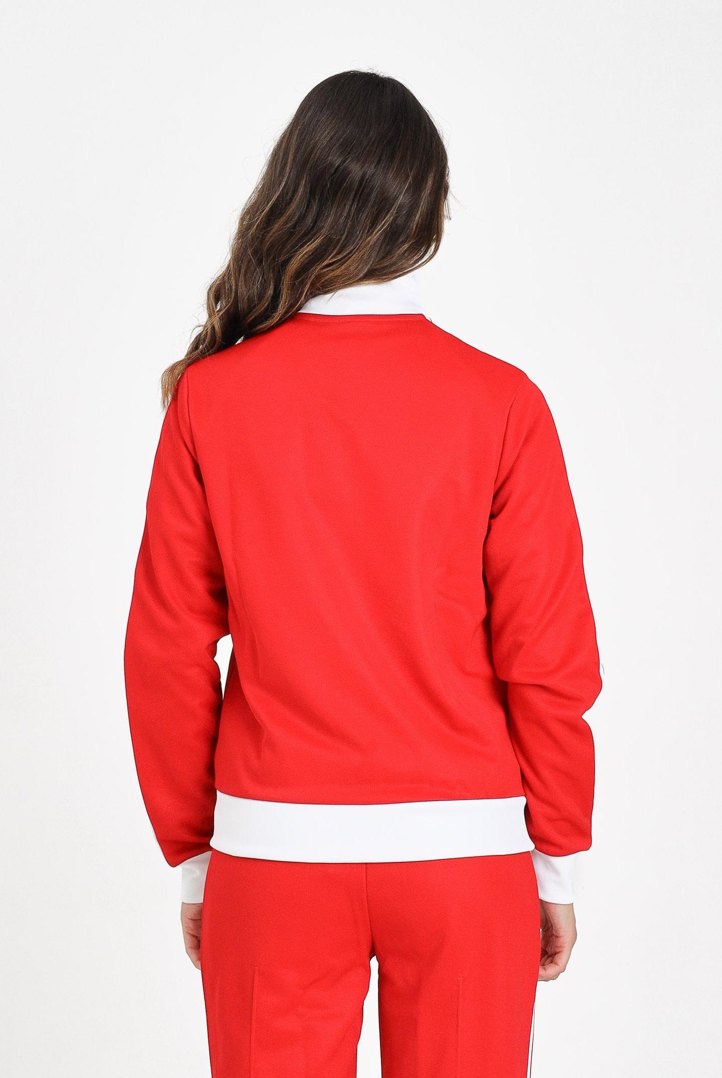 ADIDAS ORIGINALS Felpa con zip Heritage rossa da donna JX7850 ADIDAS ORIGINALS